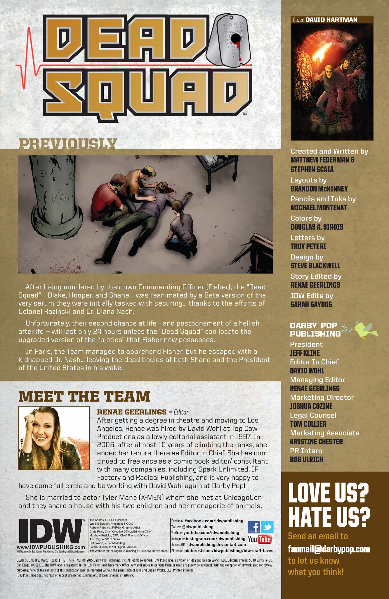Read online Dead Squad comic -  Issue #5 - 2