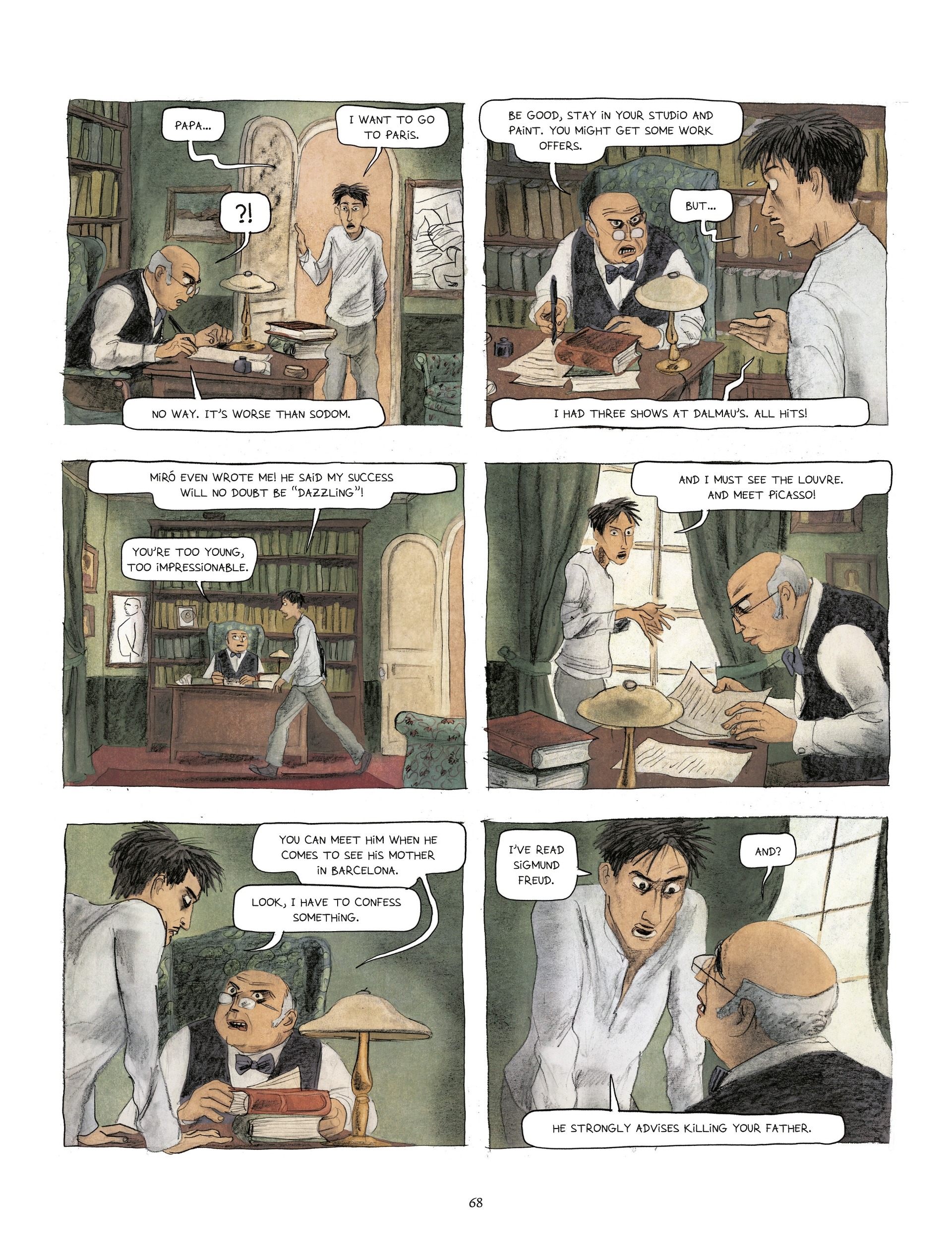 Read online Dalí: Before Gala comic -  Issue # TPB - 70