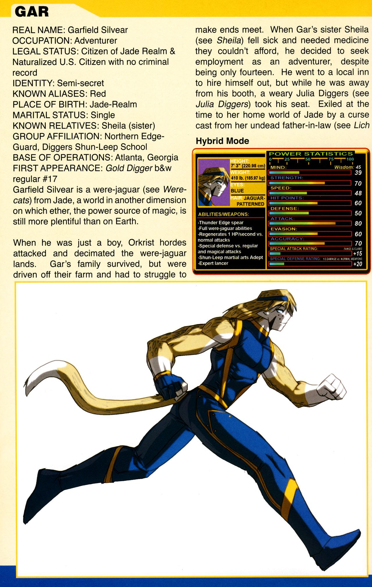 Read online Gold Digger Sourcebook: The Official Handbook of the GD Universe comic -  Issue #5 - 17