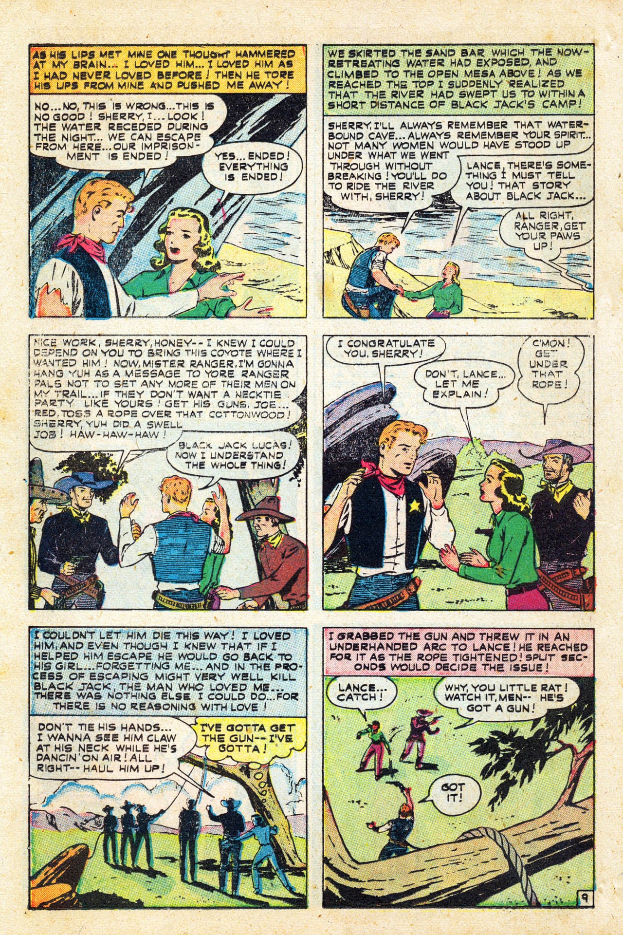 Read online Cowboy Romances comic -  Issue #3 - 22