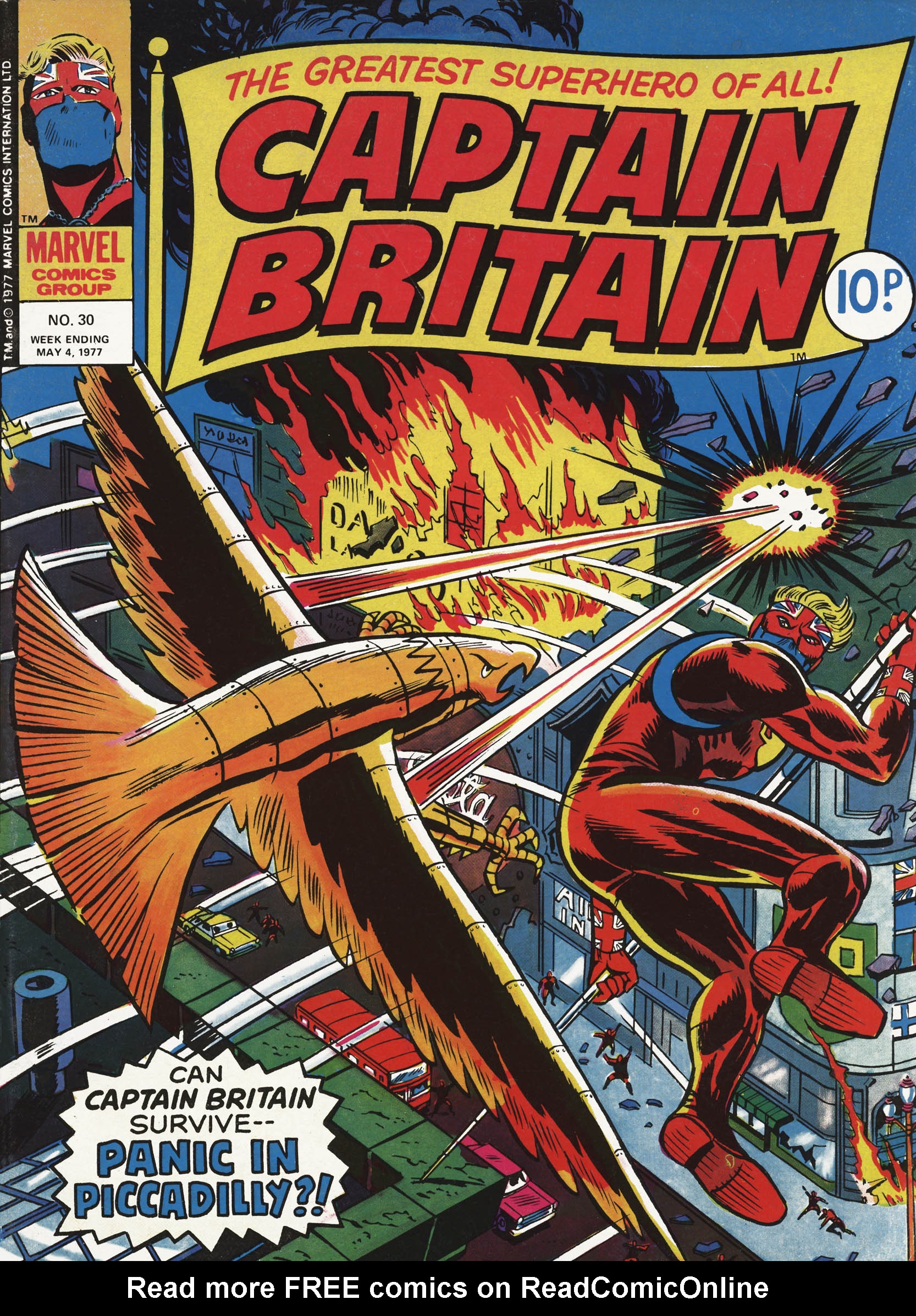 Read online Captain Britain (1976) comic -  Issue #30 - 1