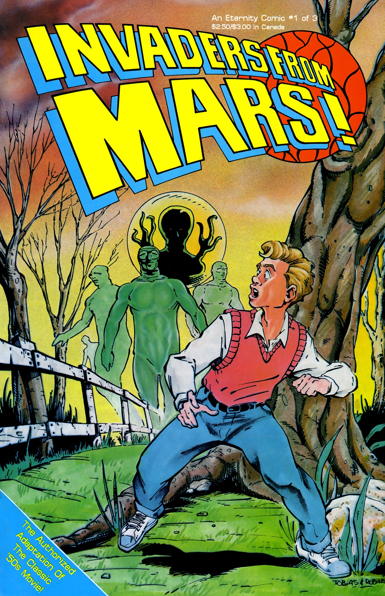 Read online Invaders From Mars (1990) comic -  Issue #1 - 1