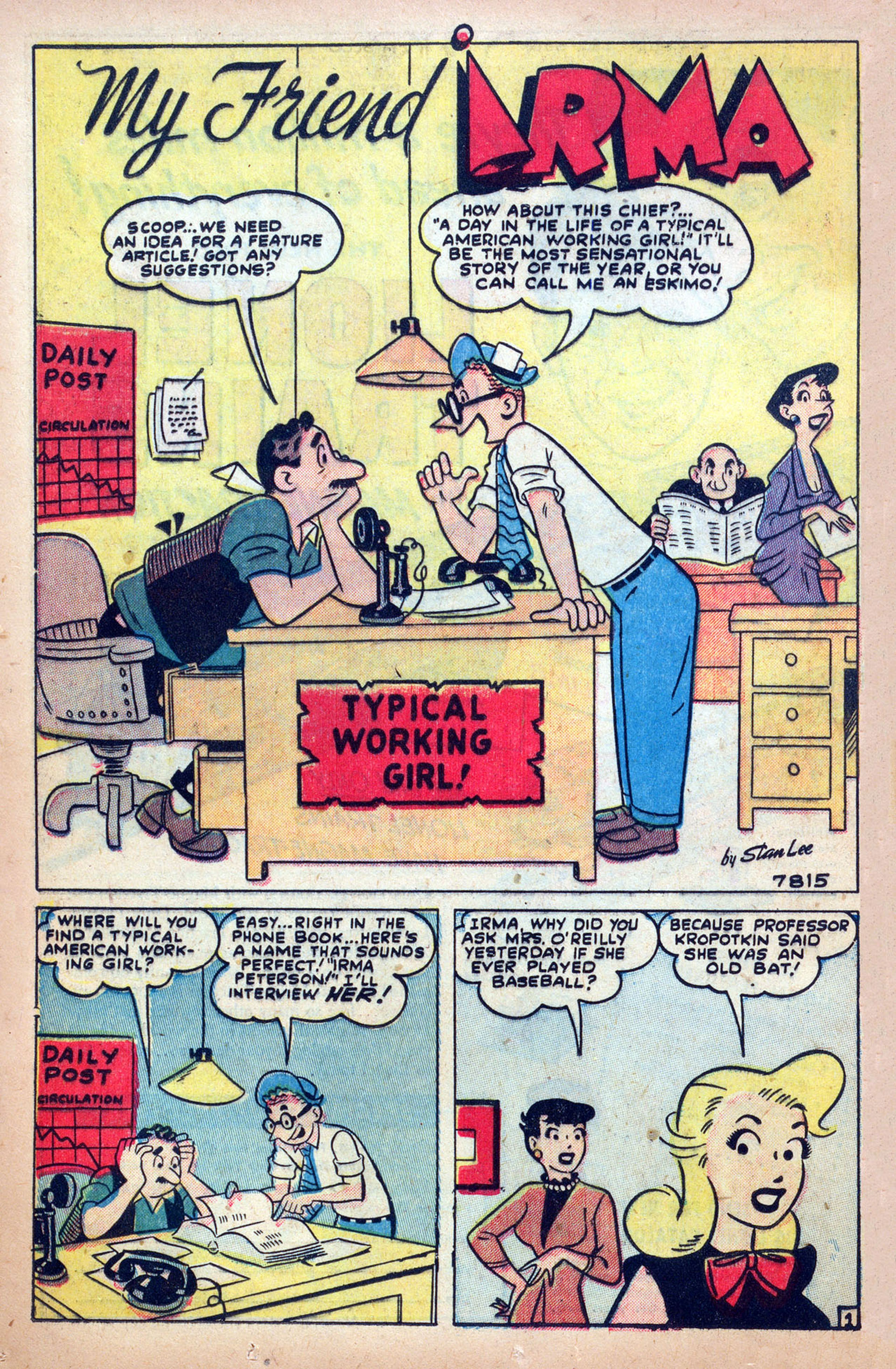 Read online My Friend Irma comic -  Issue #7 - 16