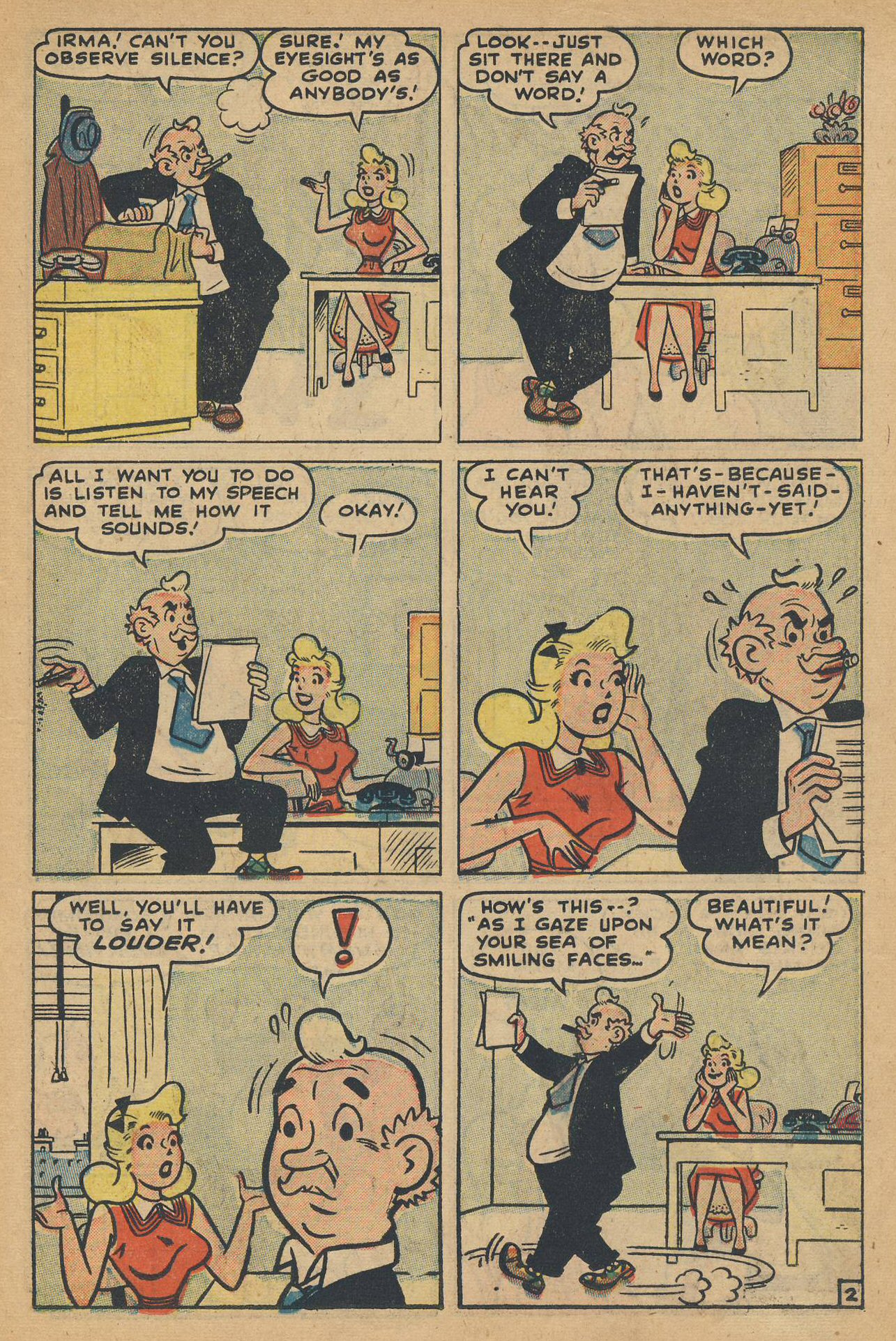 Read online My Friend Irma comic -  Issue #19 - 11