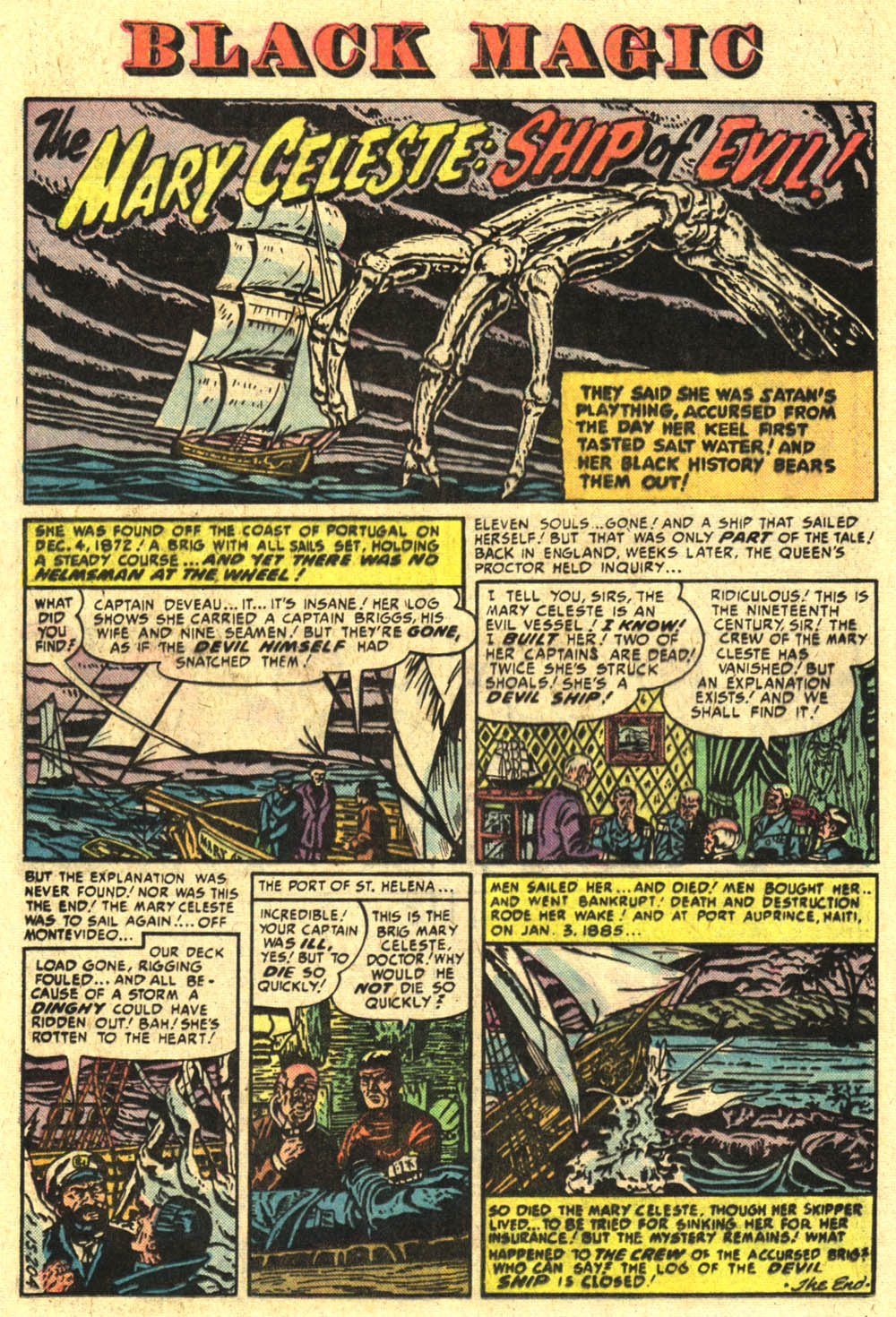 Read online Black Magic (1973) comic -  Issue #7 - 12