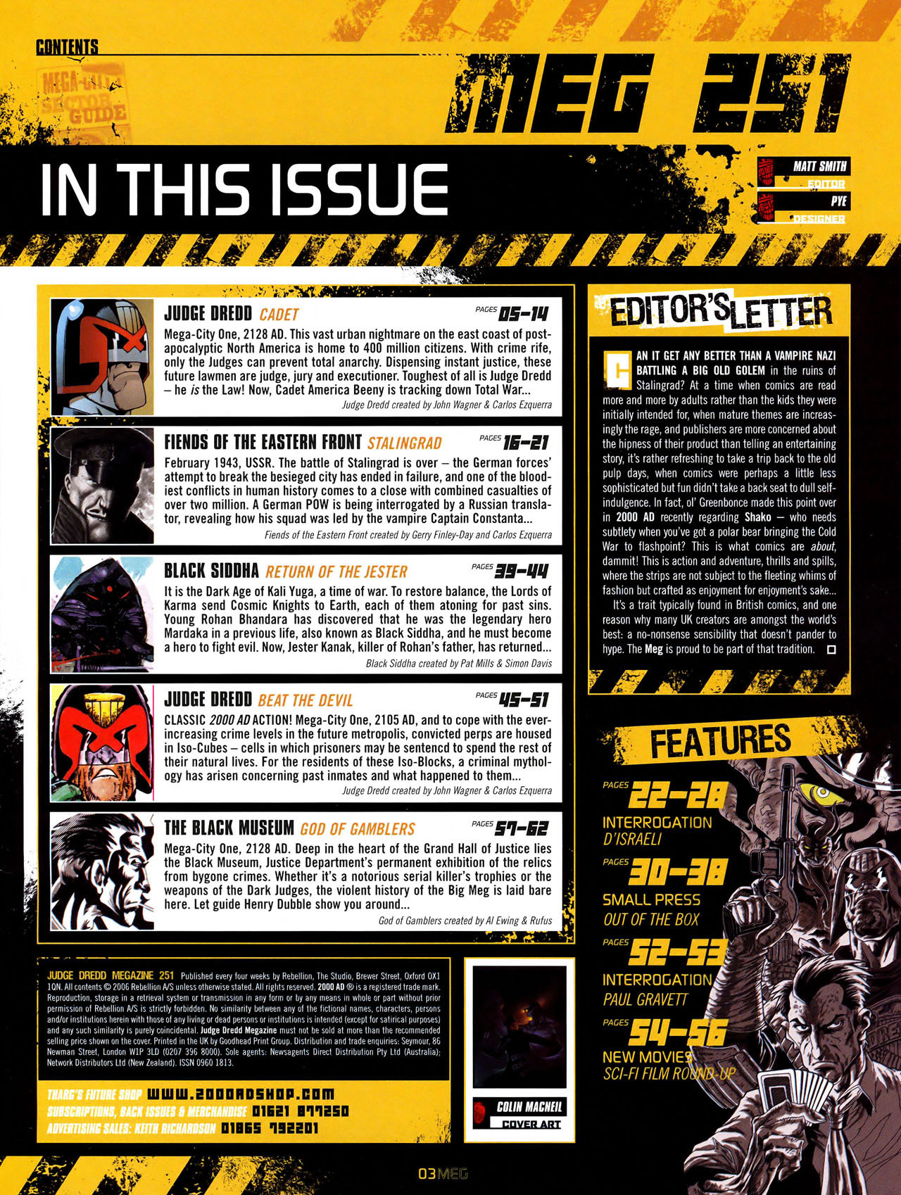 Read online Judge Dredd Megazine (Vol. 5) comic -  Issue #251 - 3