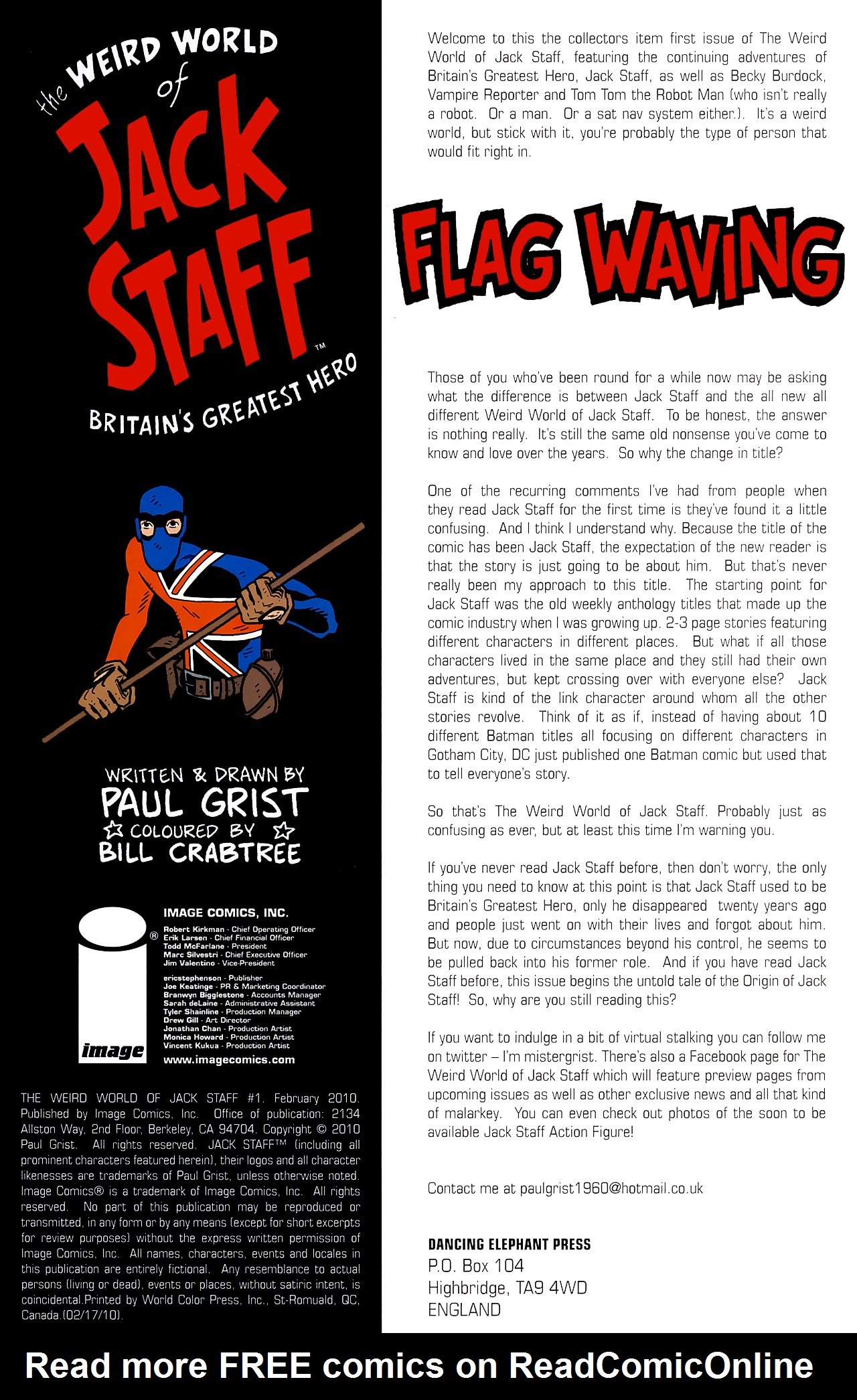 Read online Weird World of Jack Staff comic -  Issue #1 - 2