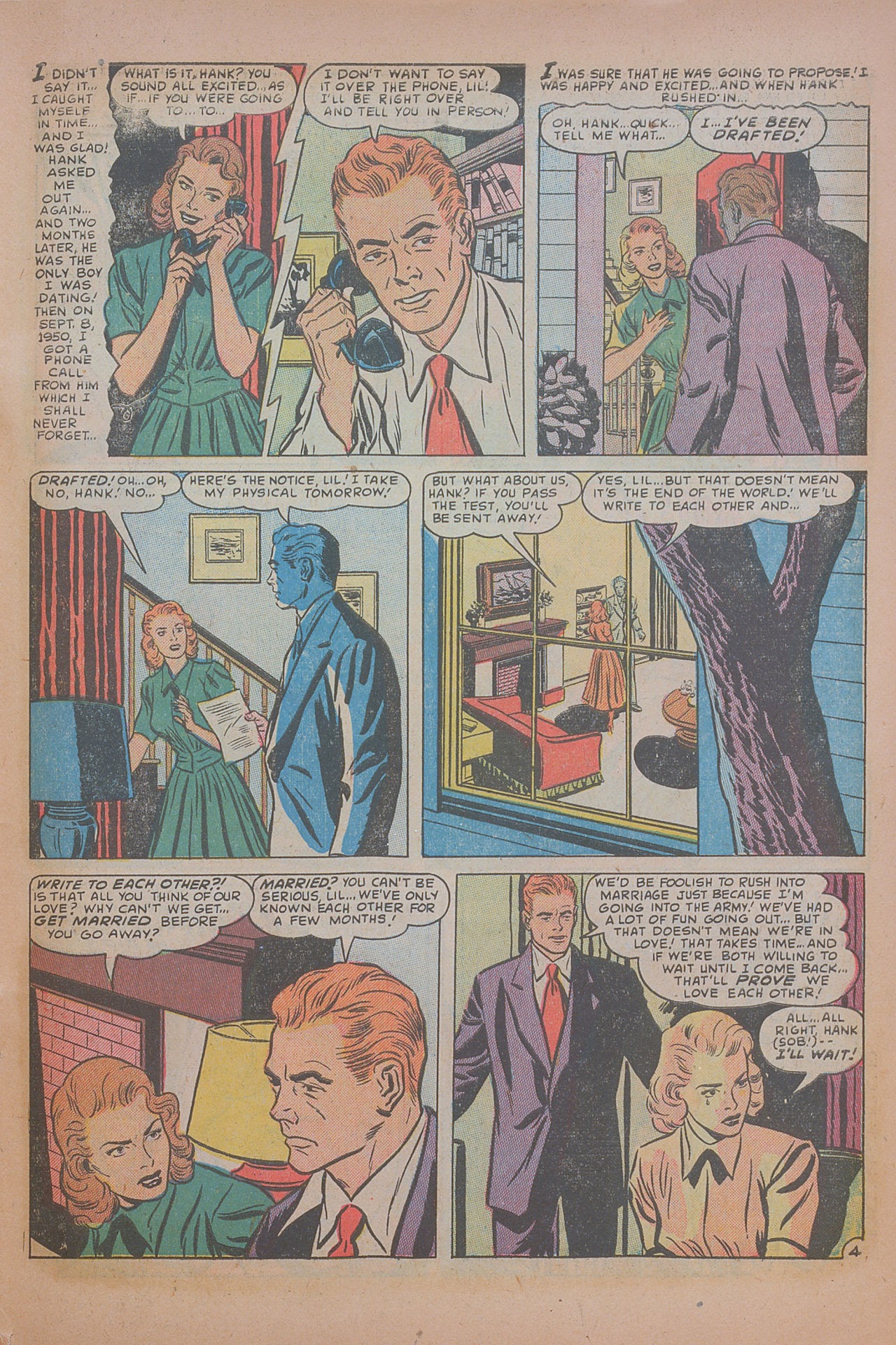 Read online Love Romances comic -  Issue #20 - 29