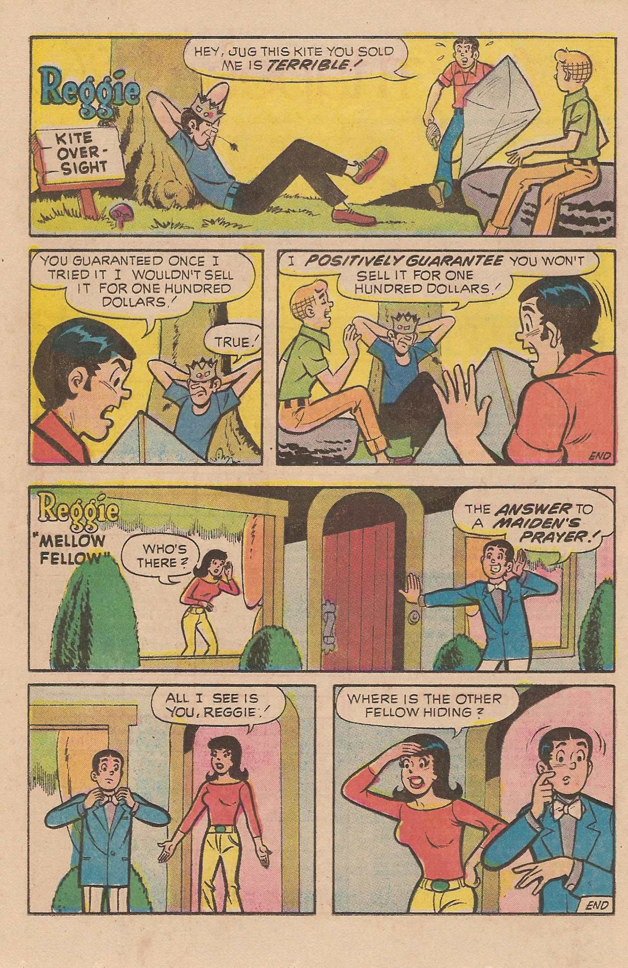 Read online Reggie's Wise Guy Jokes comic -  Issue #28 - 28