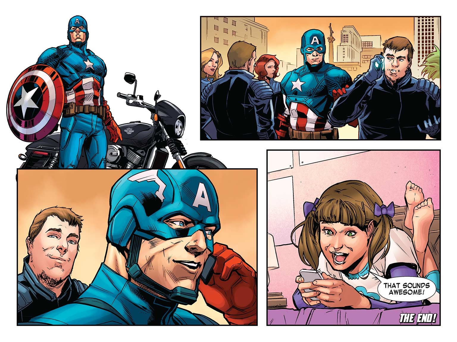 Read online Captain America Featuring Road Force comic -  Issue # Full - 56