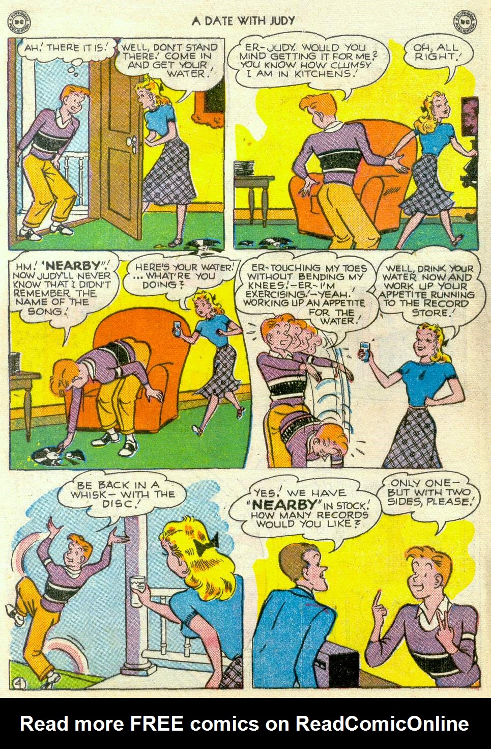 Read online A Date with Judy comic -  Issue #7 - 46