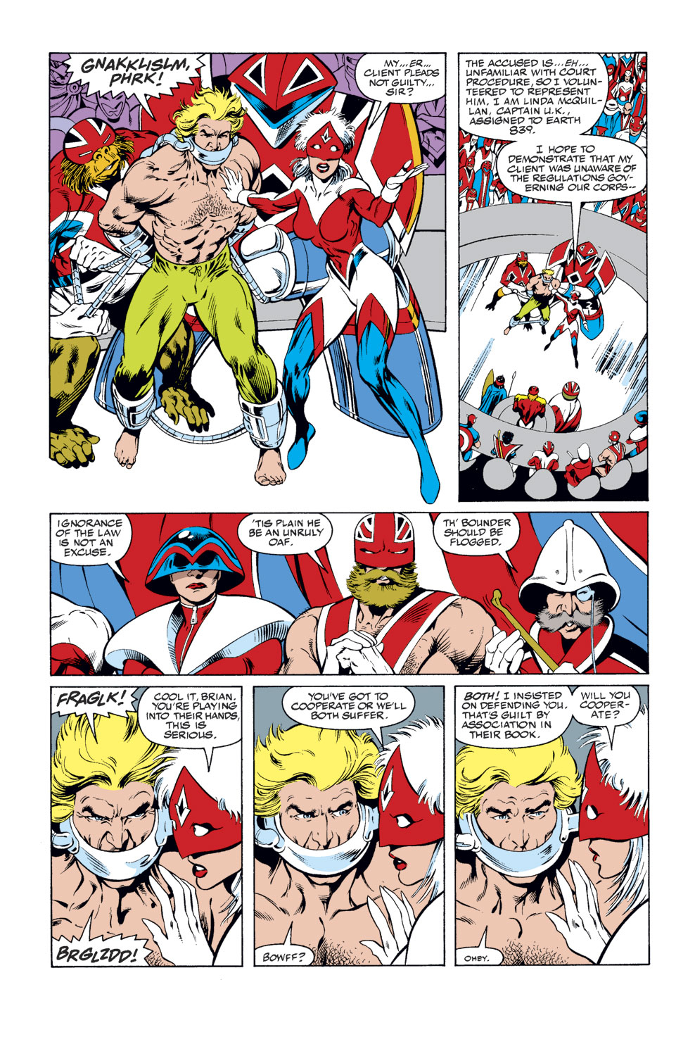 Read online Excalibur (1988) comic -  Issue #44 - 3