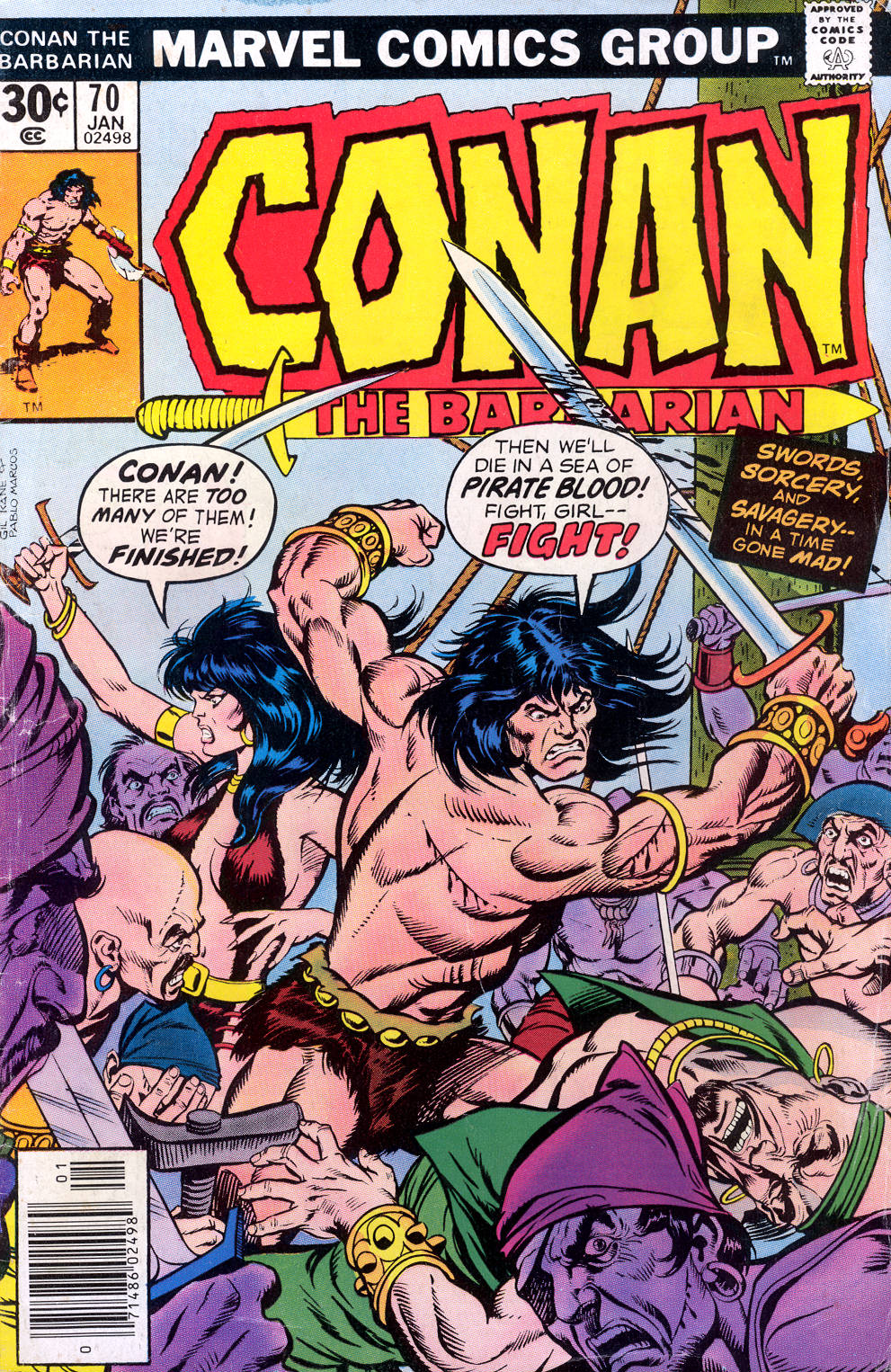 Read online Conan the Barbarian (1970) comic -  Issue #70 - 1