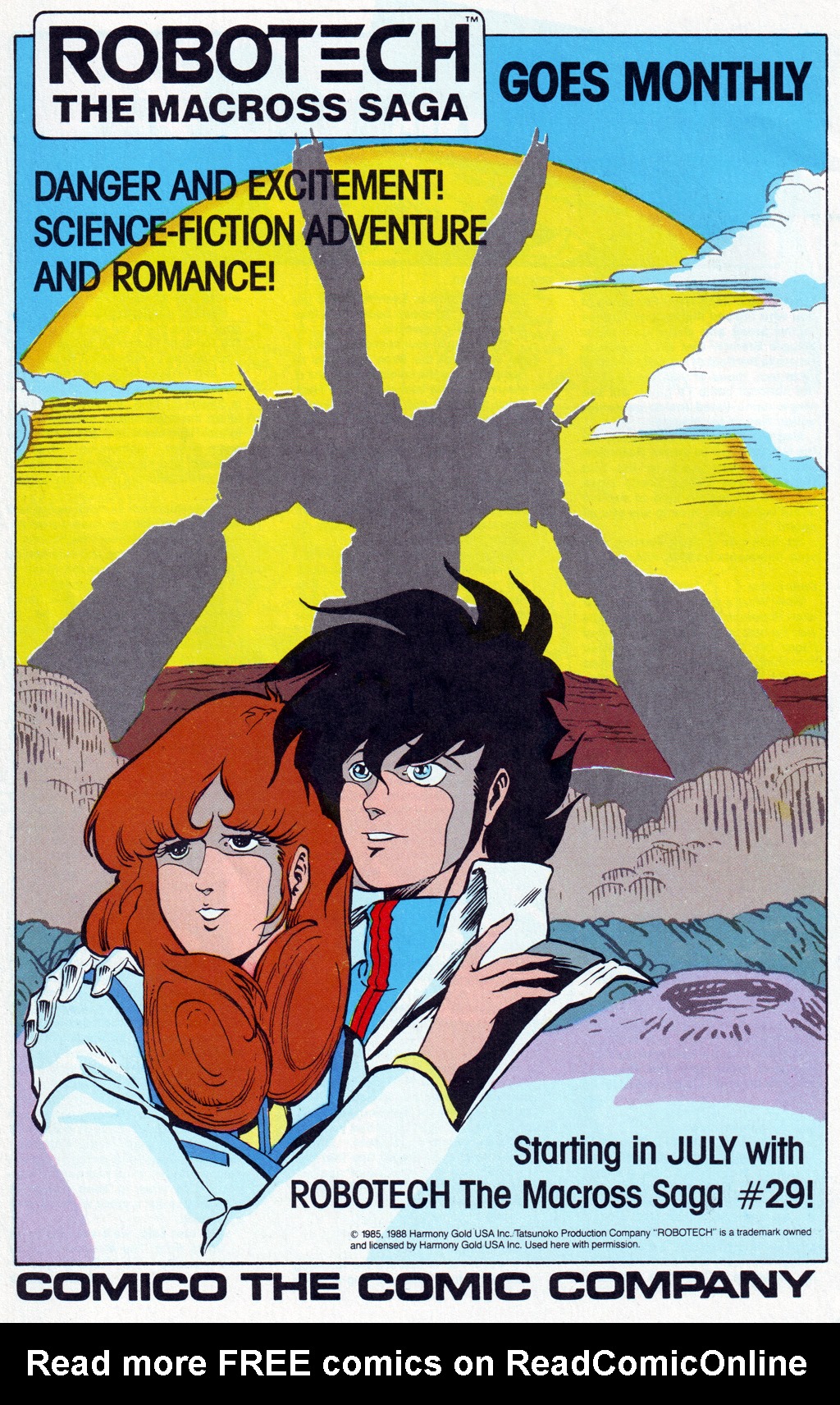 Read online Robotech The Macross Saga comic -  Issue #29 - 31
