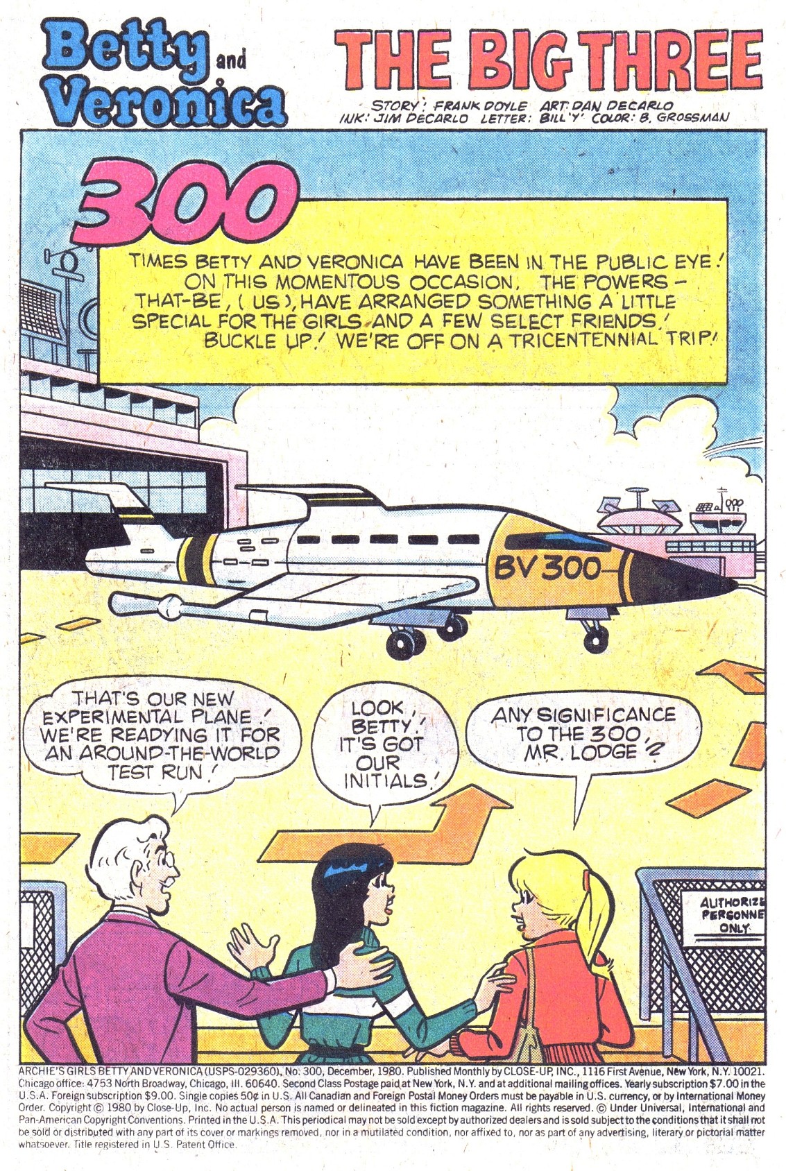 Read online Archie's Girls Betty and Veronica comic -  Issue #300 - 3