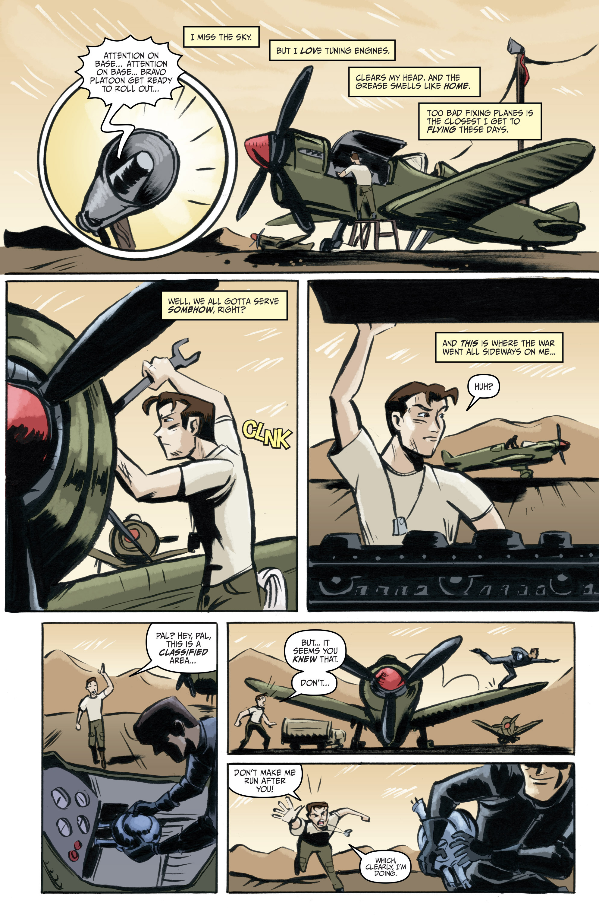 Read online The Rocketeer at War comic -  Issue #1 - 13