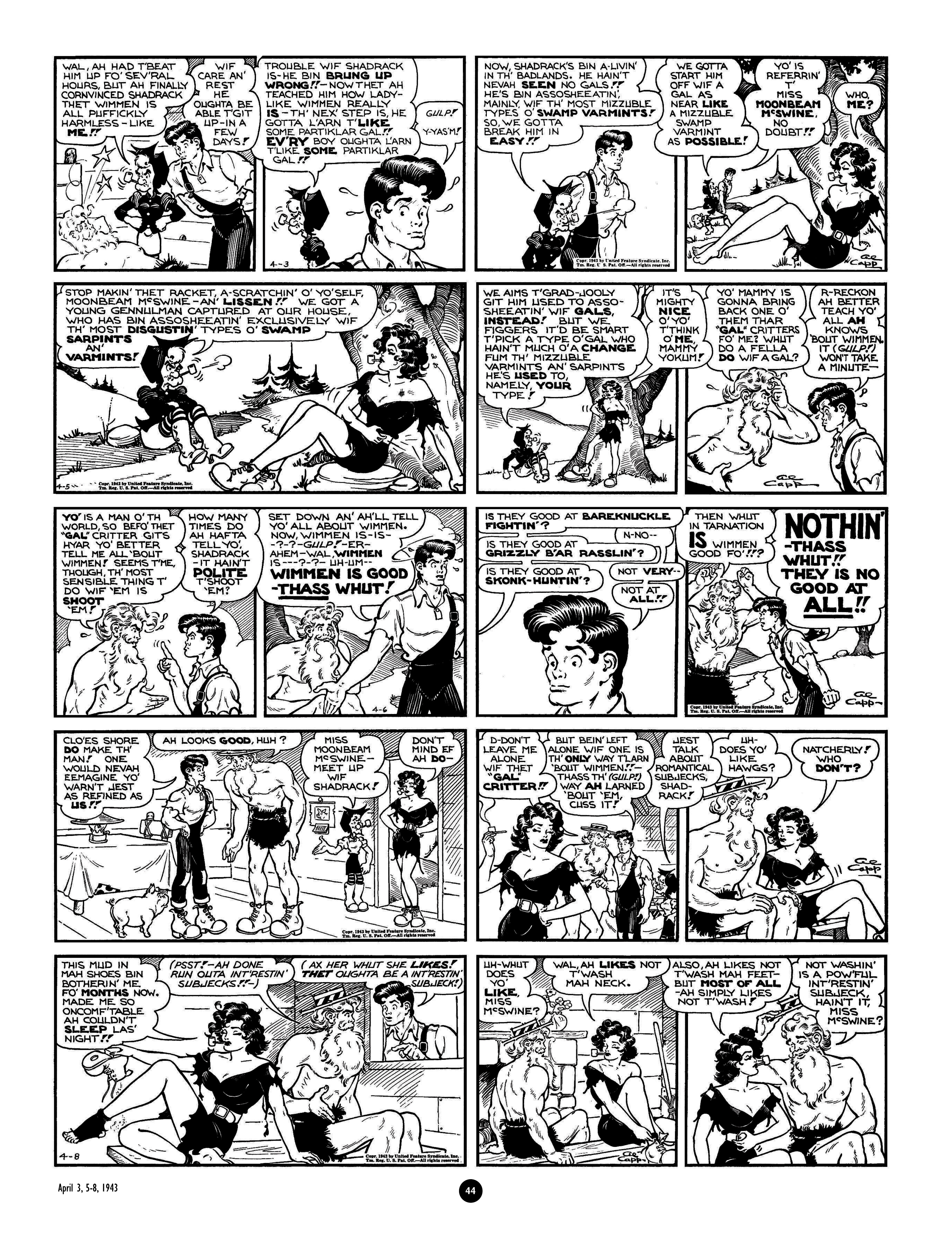 Read online Al Capp's Li'l Abner Complete Daily & Color Sunday Comics comic -  Issue # TPB 5 (Part 1) - 45