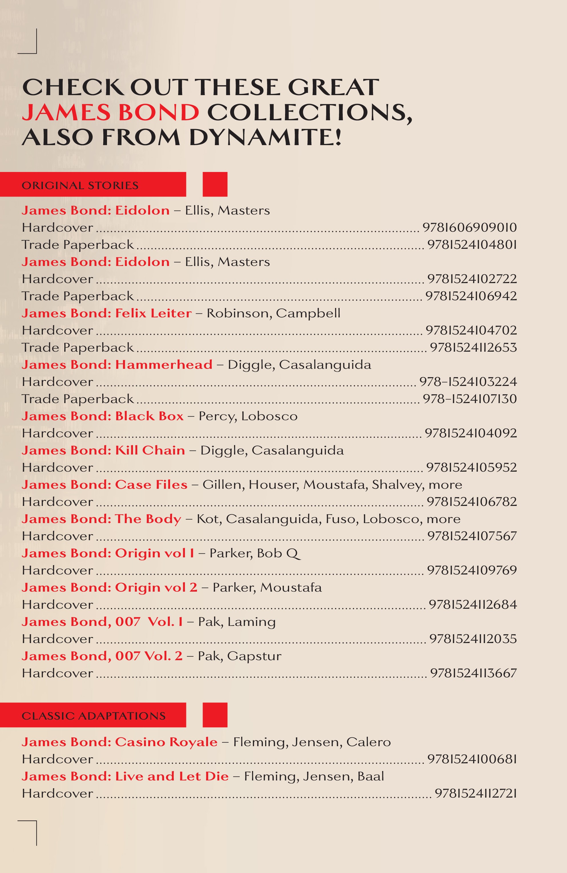 Read online James Bond: The Complete Warren Ellis Omnibus comic -  Issue # TPB (Part 3) - 105