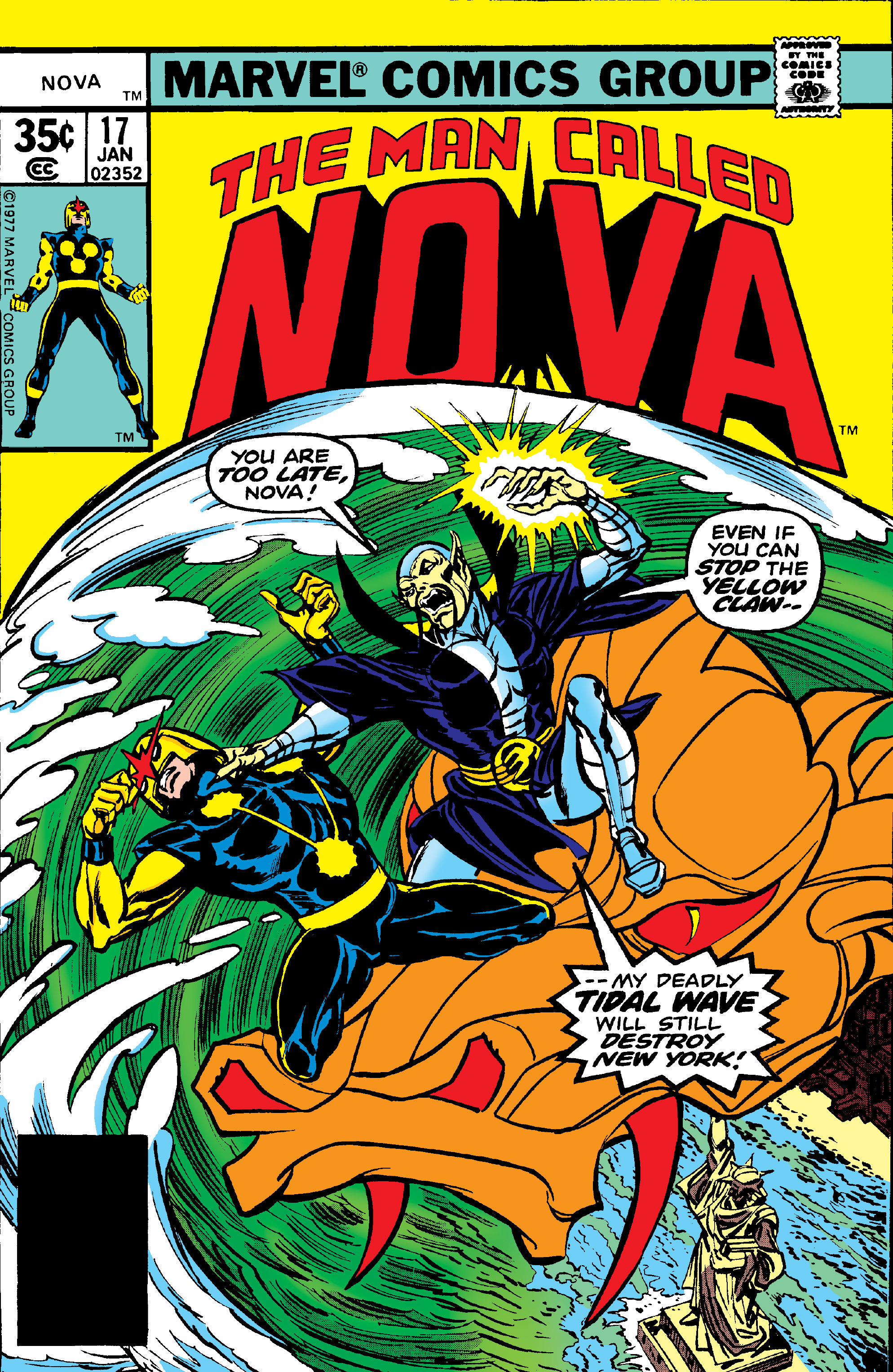 Read online Nova (1976) comic -  Issue #17 - 1