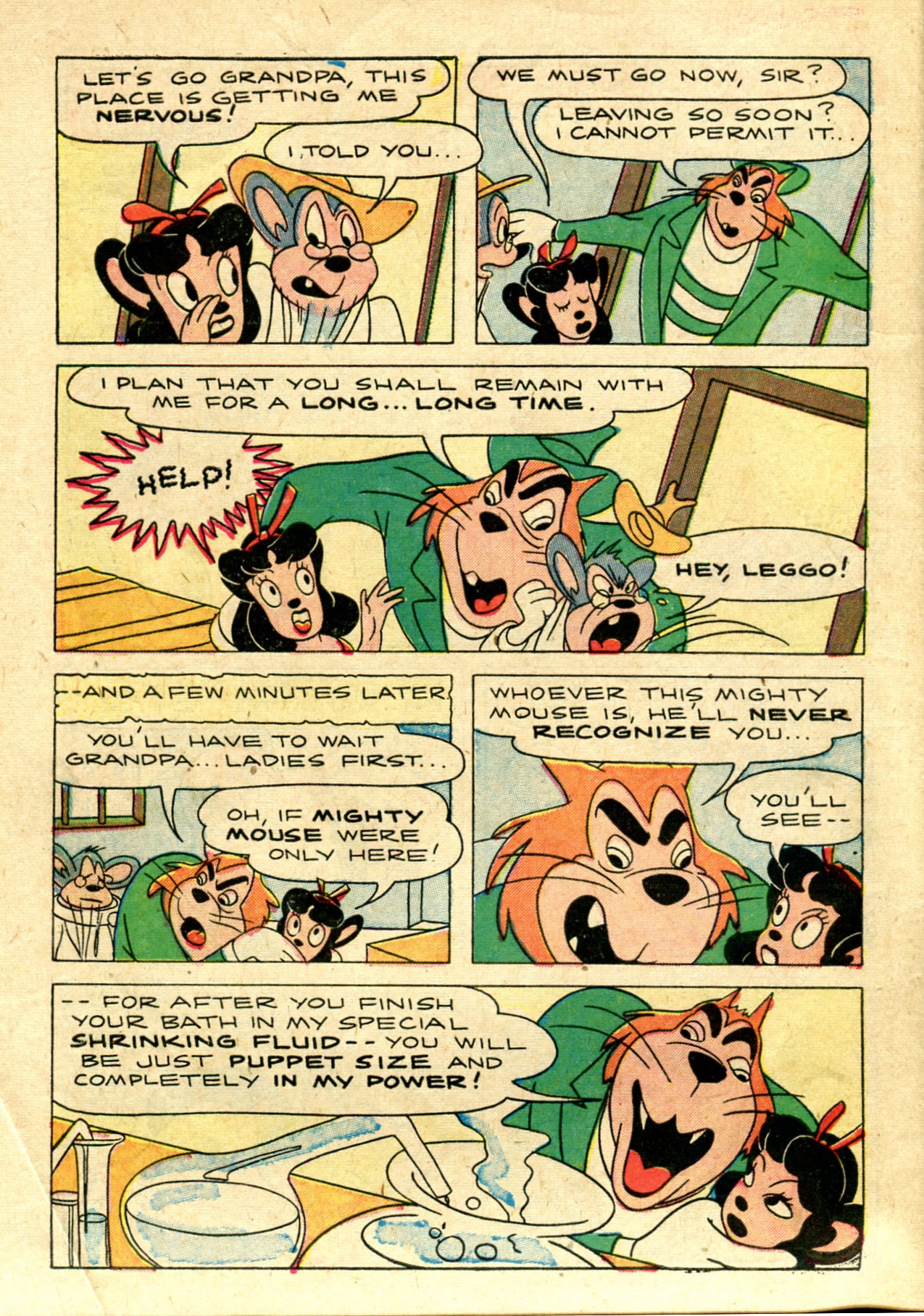 Read online Paul Terry's Mighty Mouse Comics comic -  Issue #50 - 6