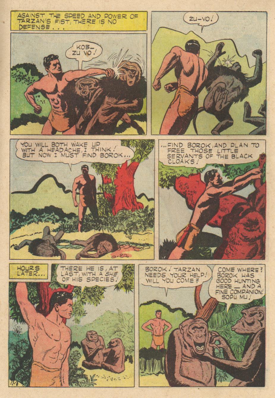 Read online Tarzan (1948) comic -  Issue #79 - 9