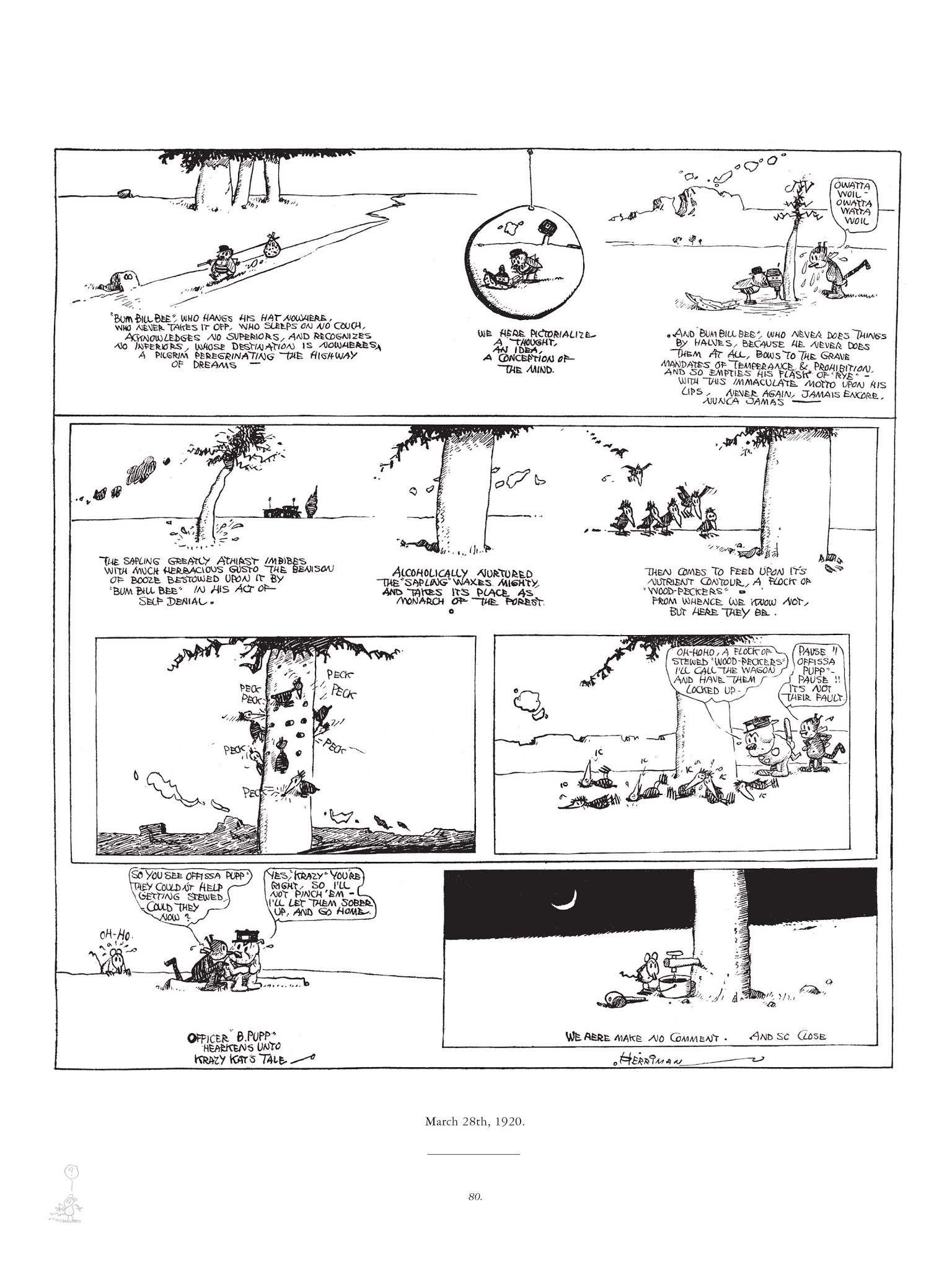 Read online Krazy & Ignatz comic -  Issue # TPB 2 - 80