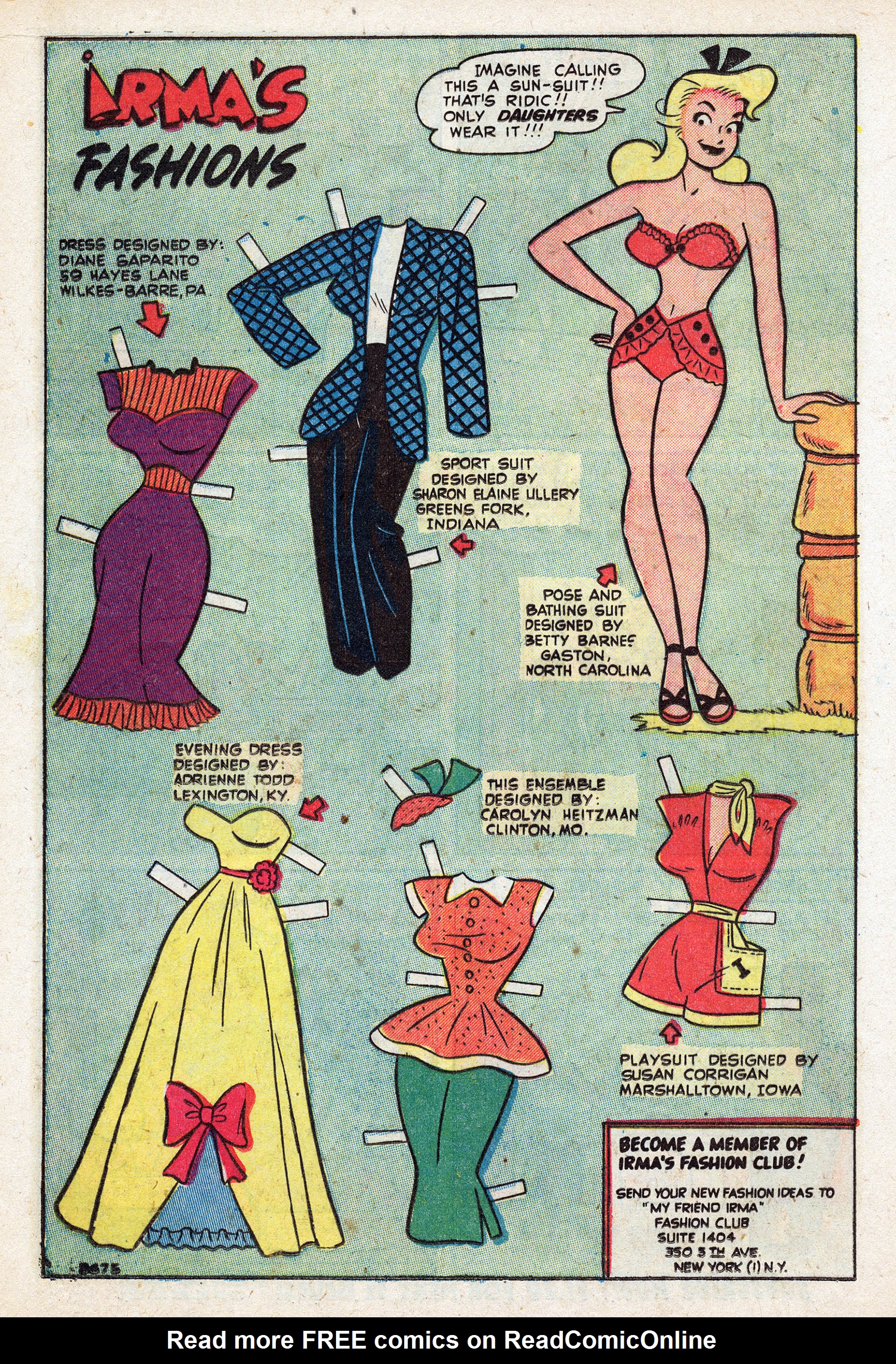 Read online My Friend Irma comic -  Issue #10 - 12