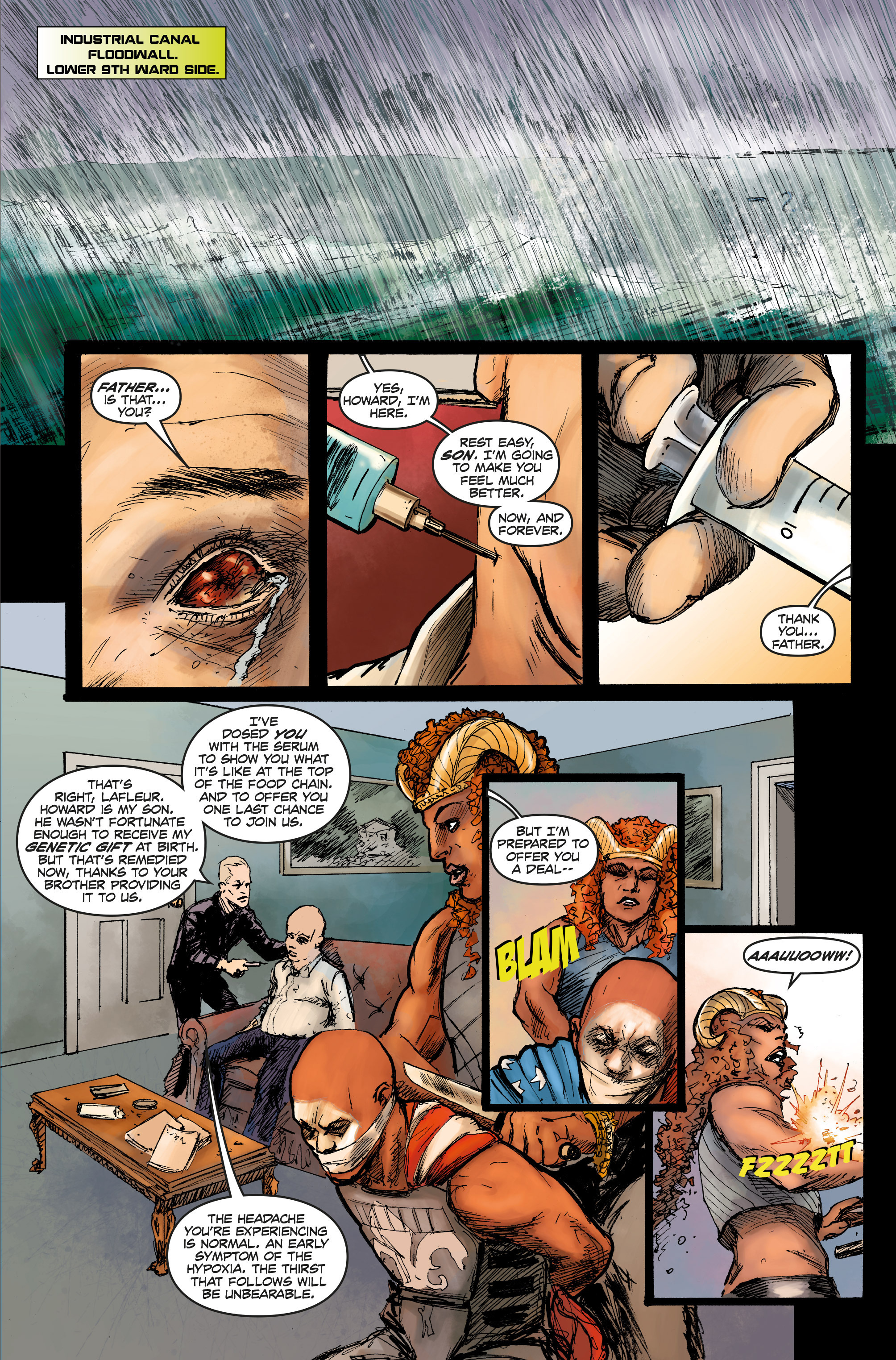Read online Bloodthirsty: One Nation Under Water comic -  Issue #5 - 5