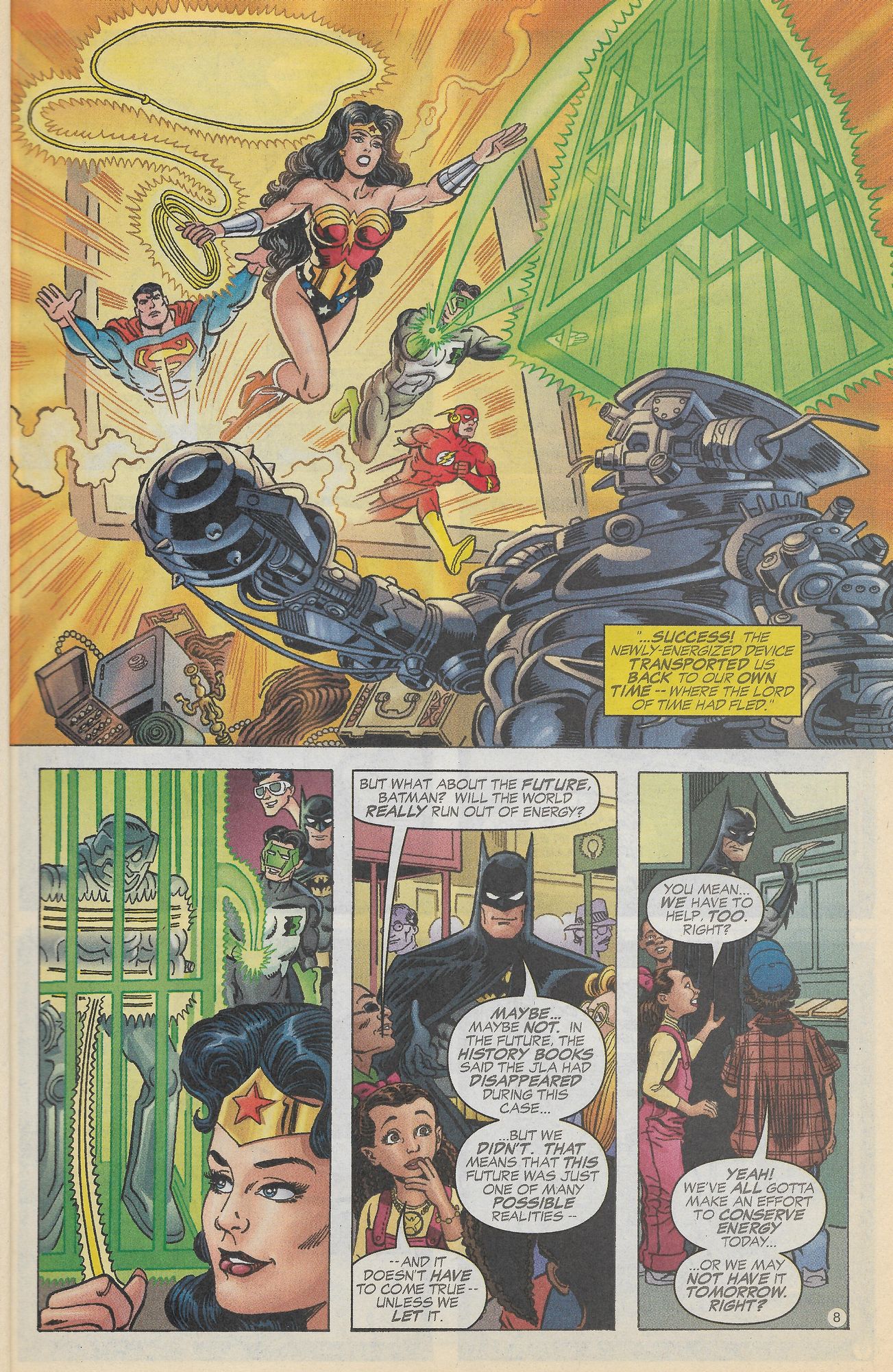 Read online Con Edison Presents JLA Starring Batman comic -  Issue # Full - 9