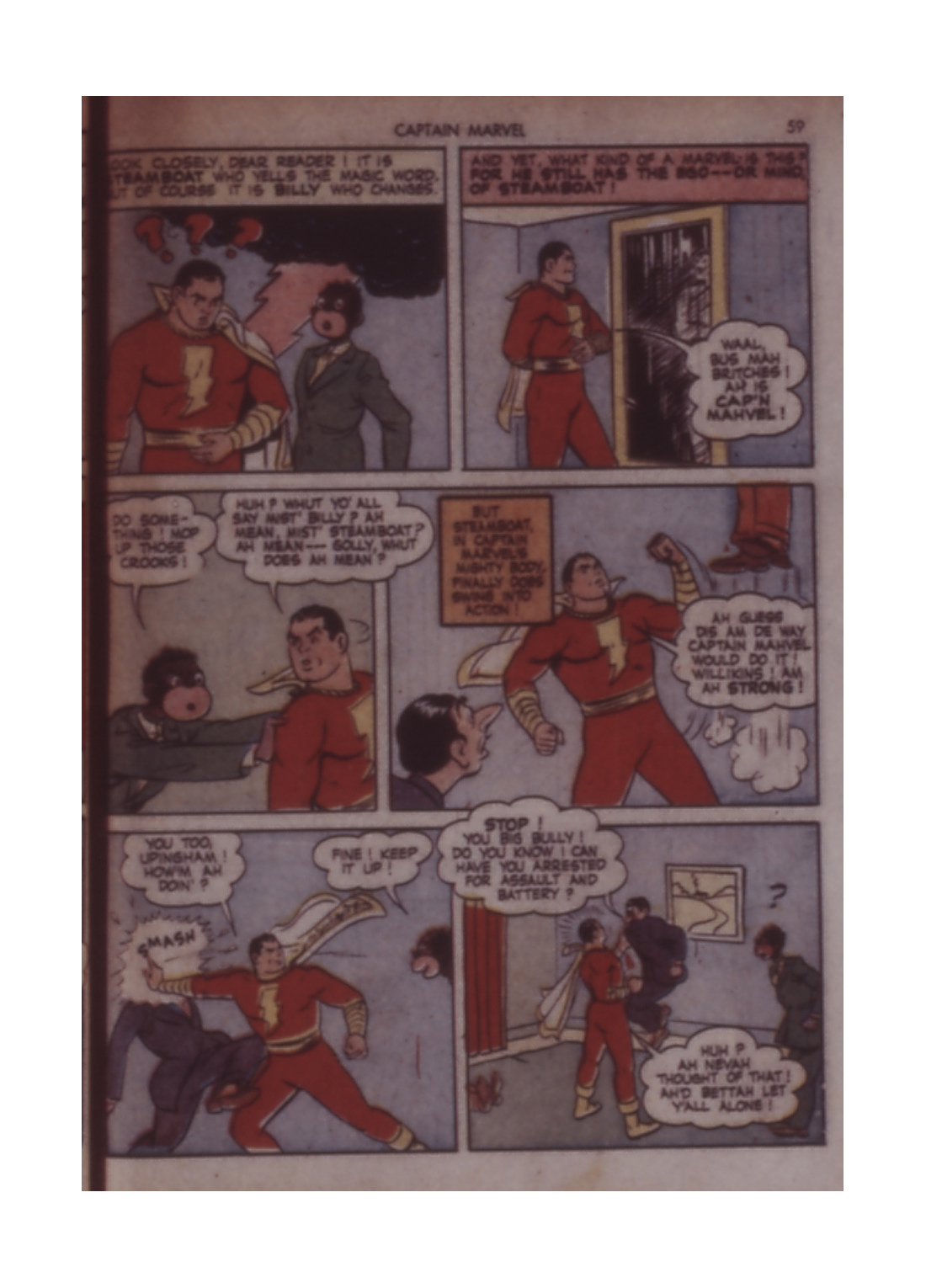 Read online Captain Marvel Adventures comic -  Issue #19 - 59