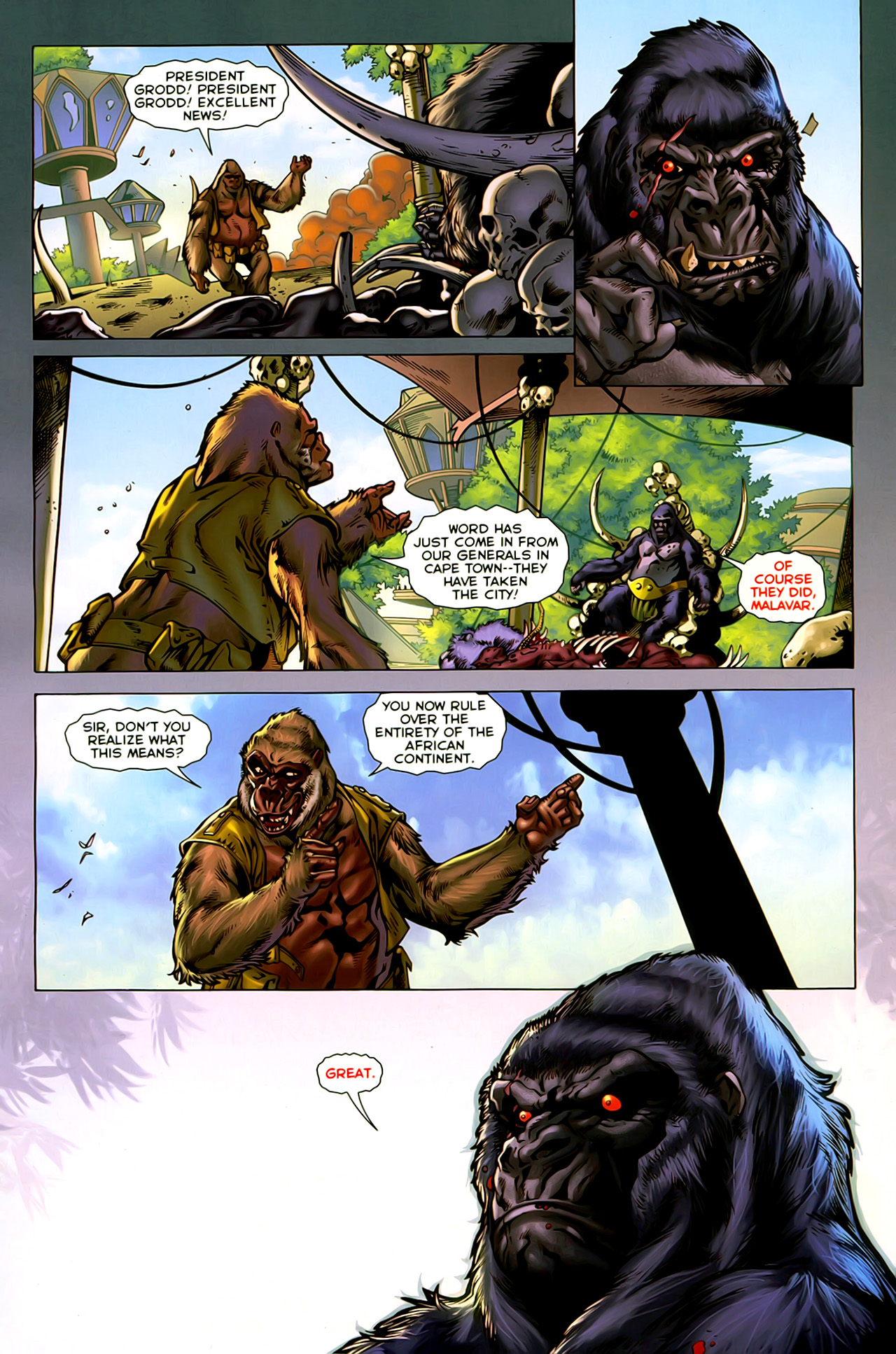 Read online Flashpoint: Grodd of War comic -  Issue # Full - 6