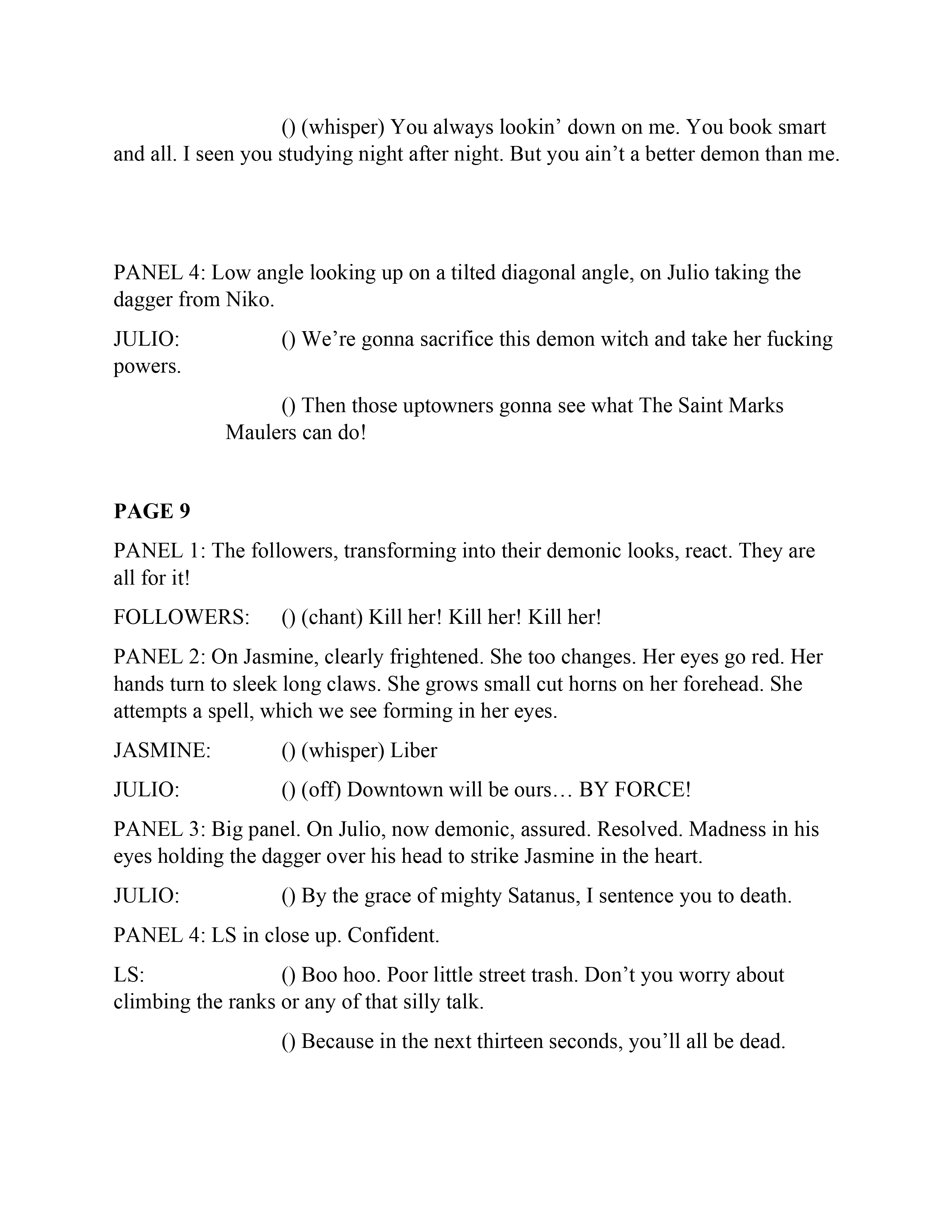 Read online Lady Satanus: Sinister Urge comic -  Issue # TPB - 64