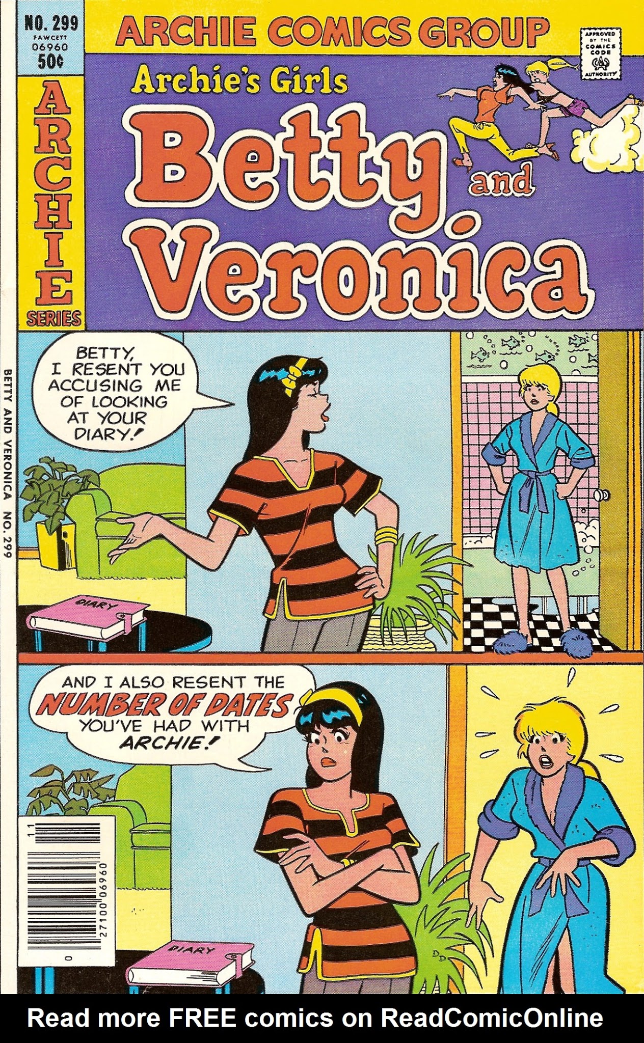 Read online Archie's Girls Betty and Veronica comic -  Issue #299 - 1