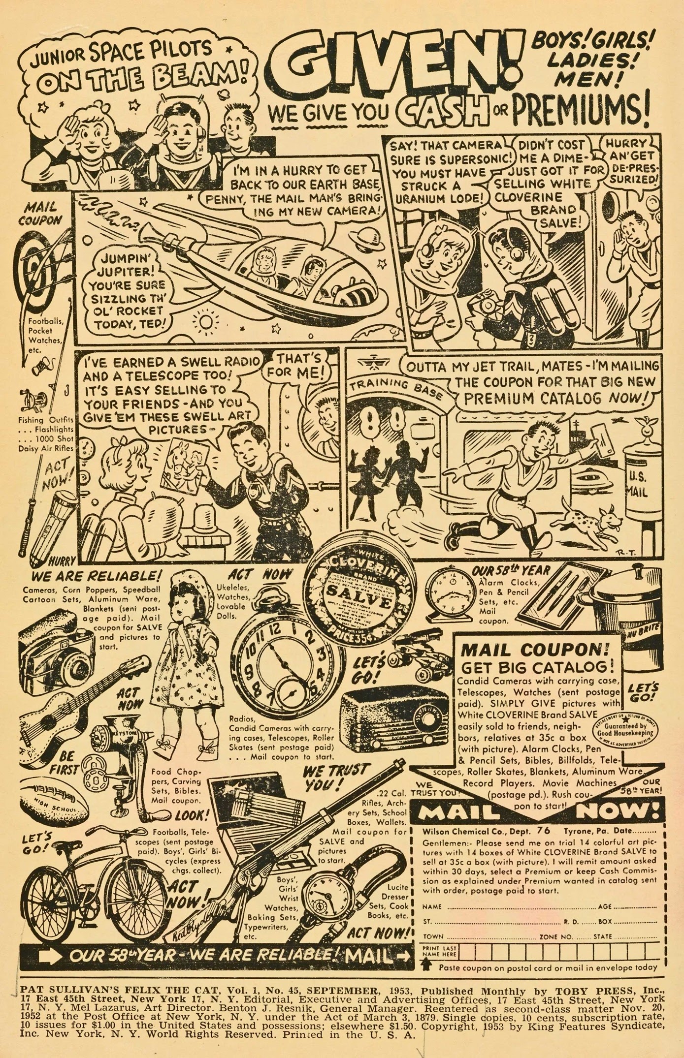 Read online Felix the Cat (1951) comic -  Issue #45 - 2
