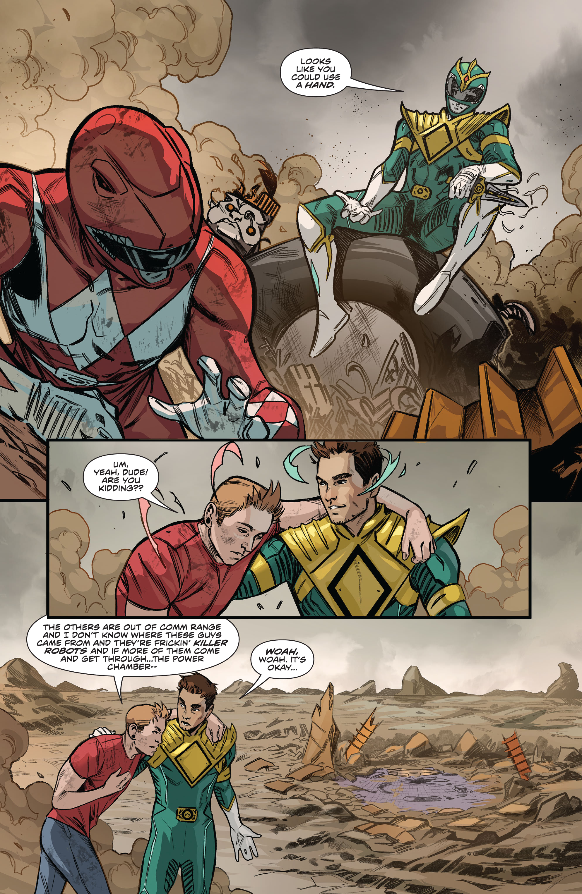 Read online Mighty Morphin comic -  Issue #17 - 21