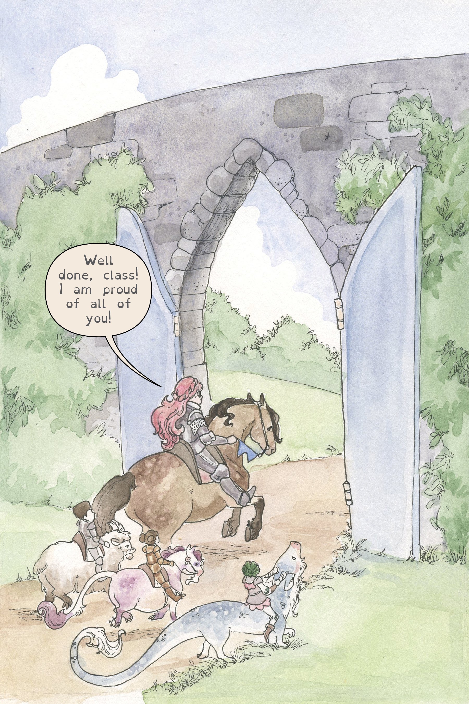 Read online Emiline: Knight in Training comic -  Issue # Full - 13