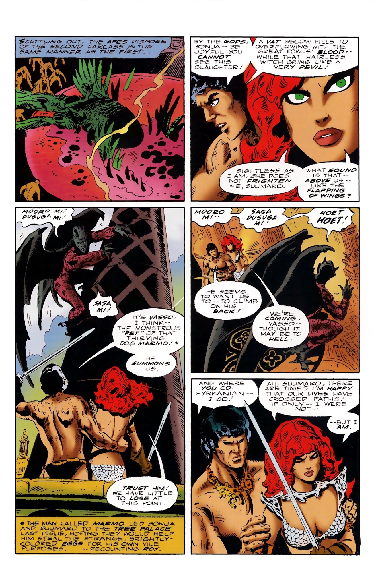 Read online The Adventures of Red Sonja comic -  Issue # TPB 3 - 62