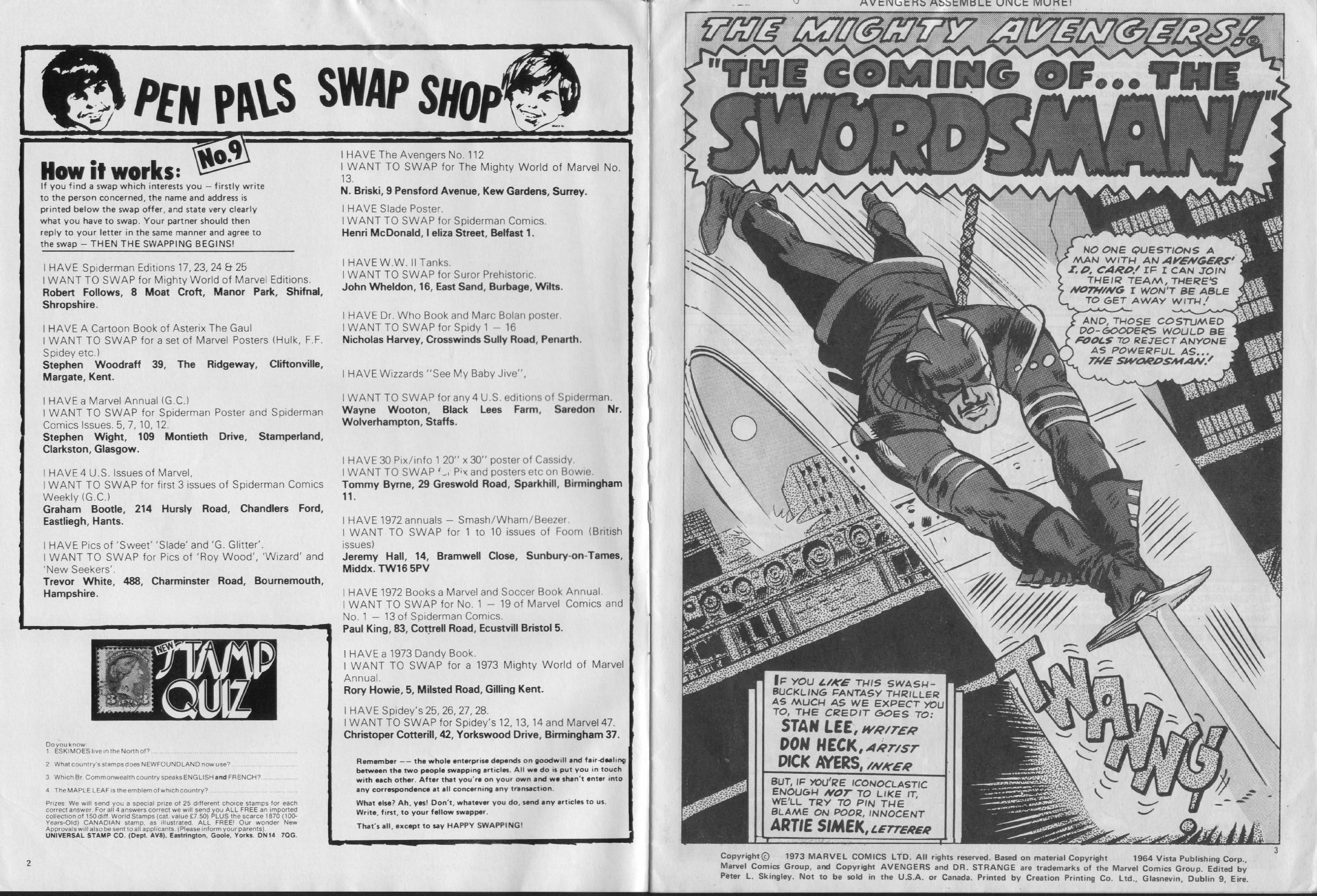 Read online The Avengers (1973) comic -  Issue #16 - 2