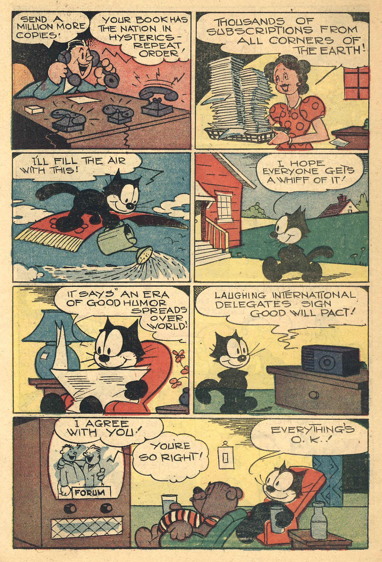 Read online Felix the Cat (1951) comic -  Issue #24 - 26