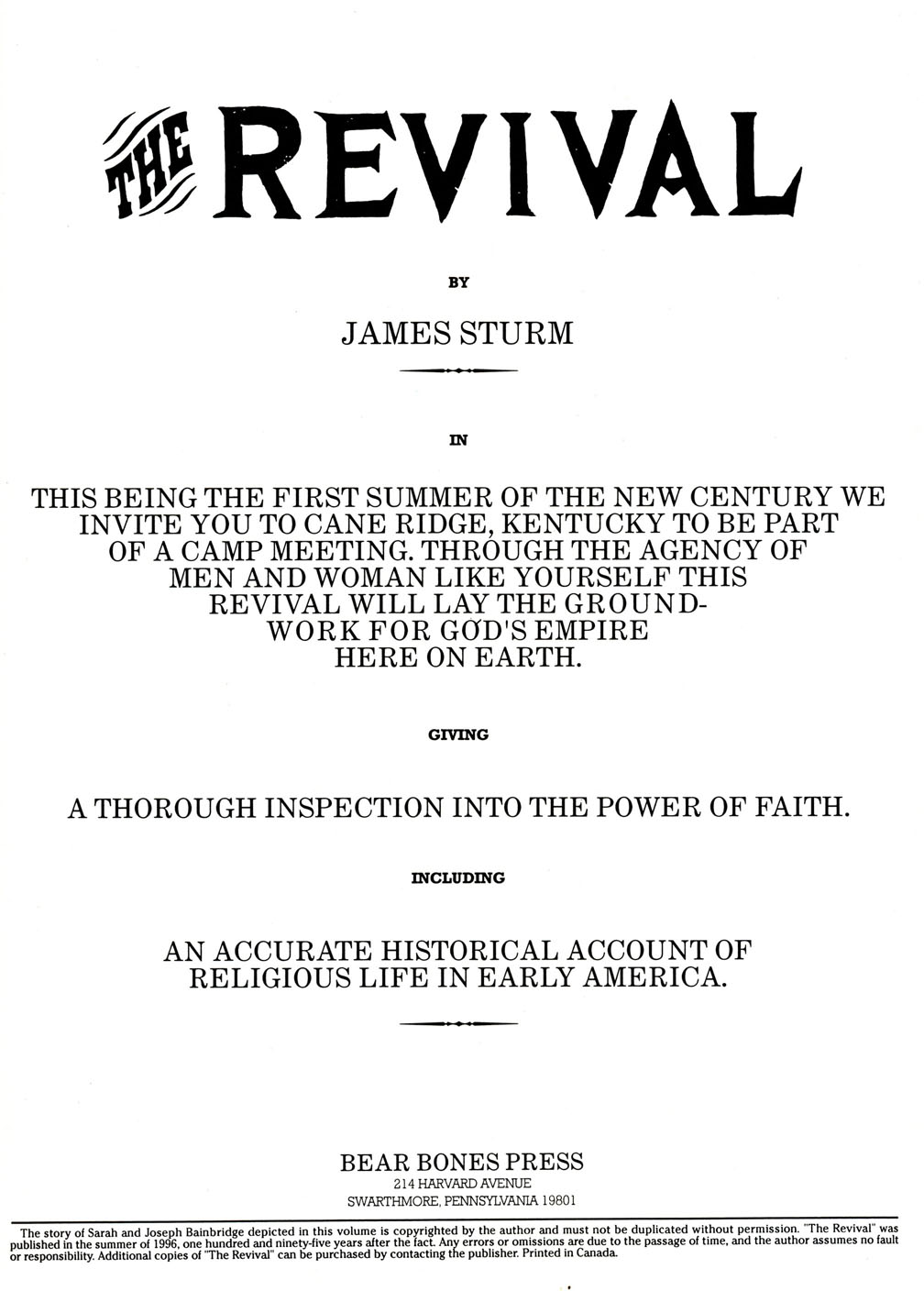 Read online The Revival comic -  Issue # Full - 2