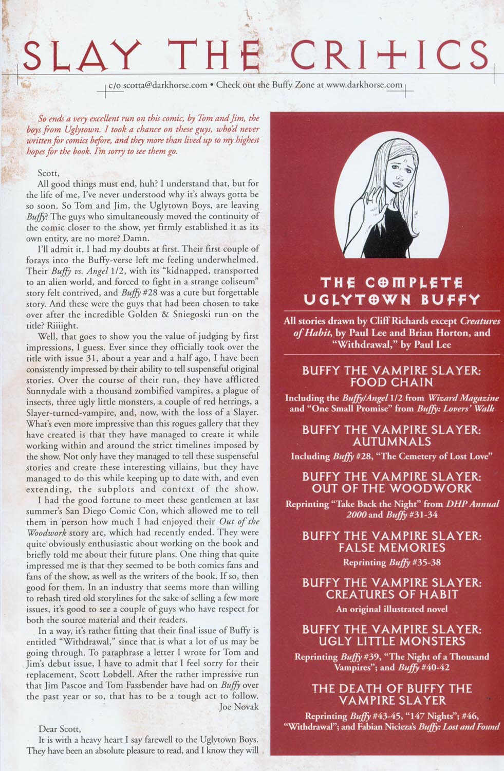 Read online Buffy the Vampire Slayer (1998) comic -  Issue #46 - 26