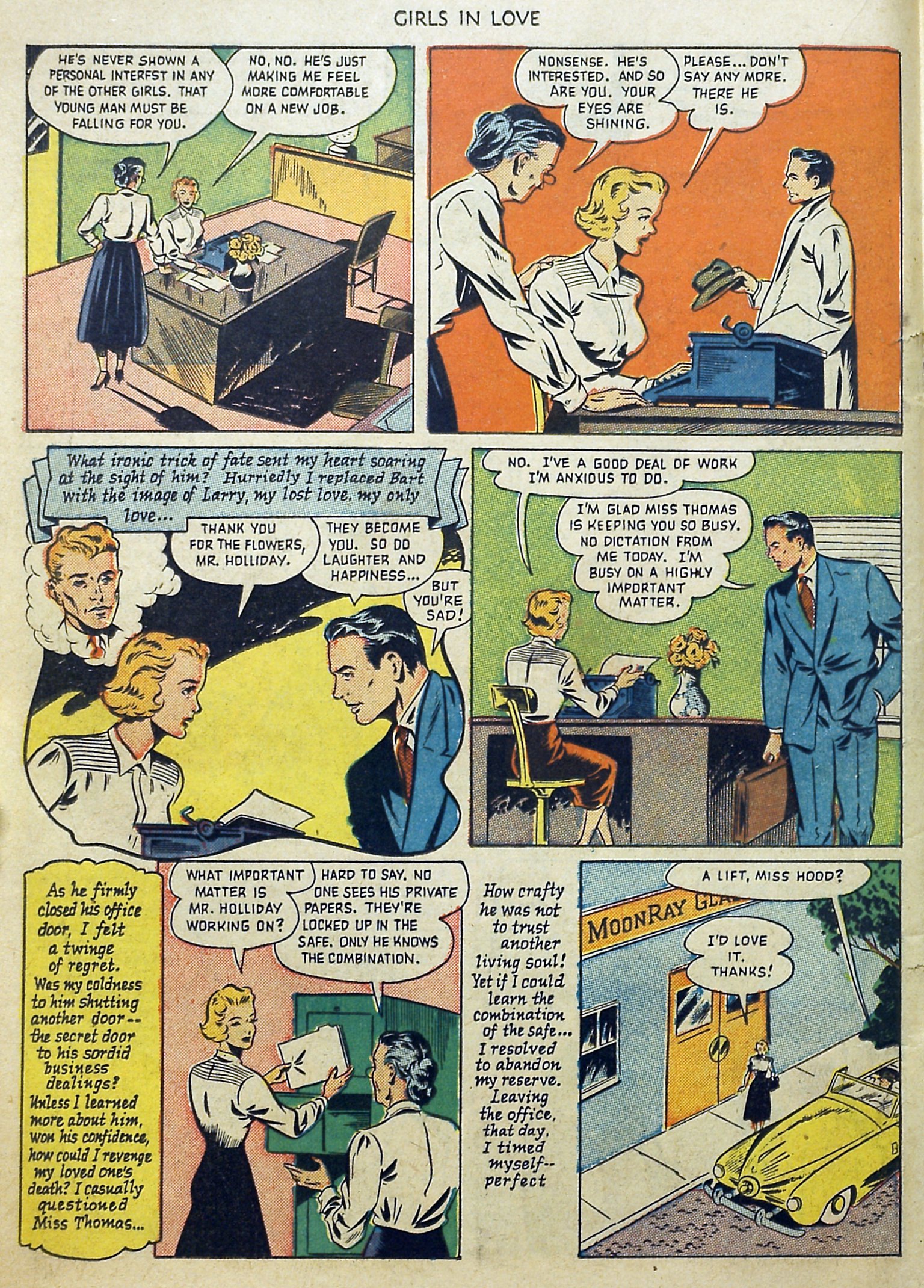 Read online Girls in Love (1950) comic -  Issue #2 - 18