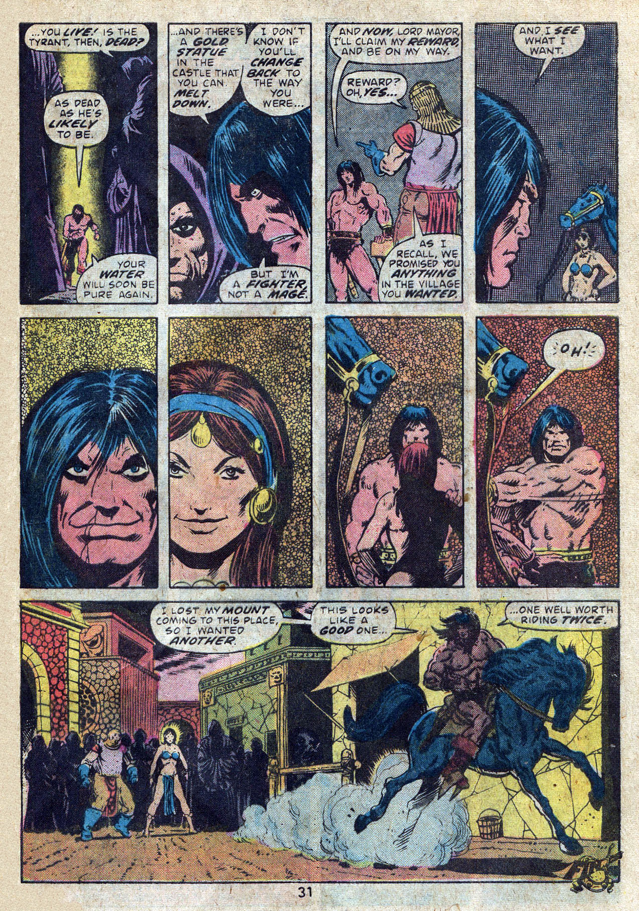 Read online Conan the Barbarian (1970) comic -  Issue #64 - 33