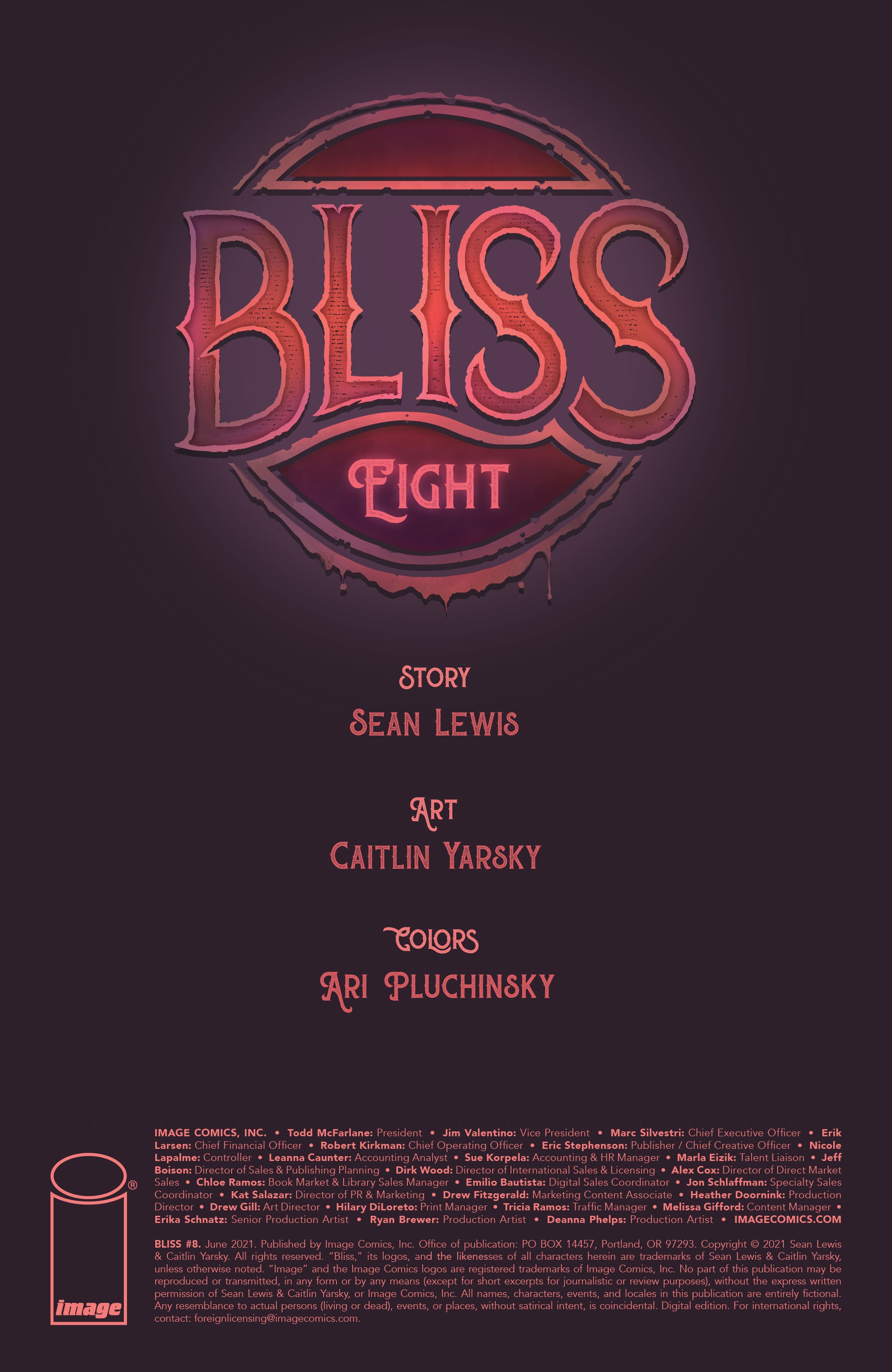 Read online Bliss comic -  Issue #8 - 2