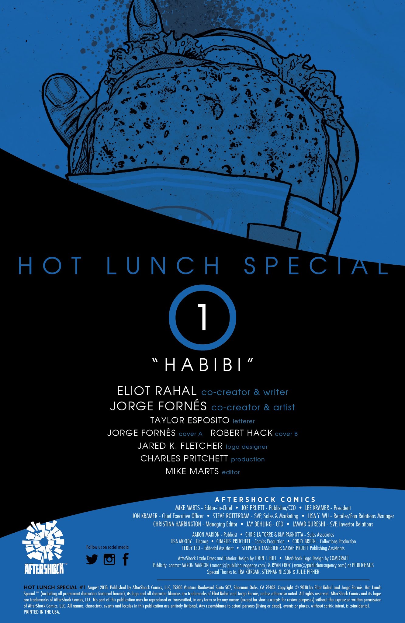 Read online Hot Lunch Special comic -  Issue #1 - 2