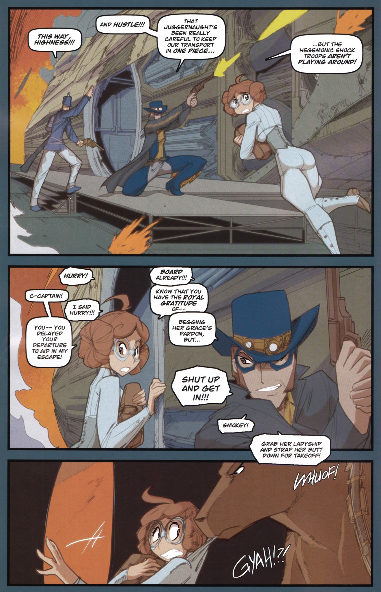 Read online Steam Wars comic -  Issue #1 - 7