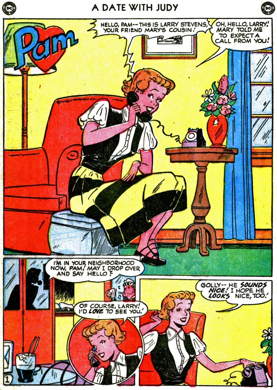 Read online A Date with Judy comic -  Issue #21 - 28