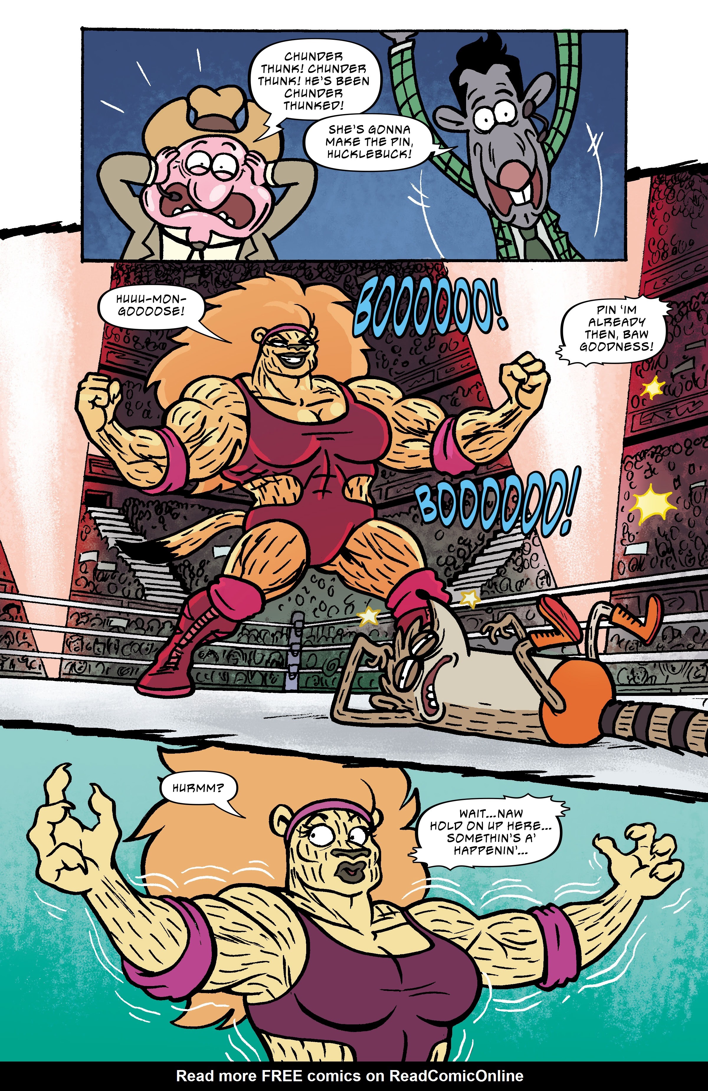 Read online Regular Show: Wrasslesplosion comic -  Issue # TPB - 96