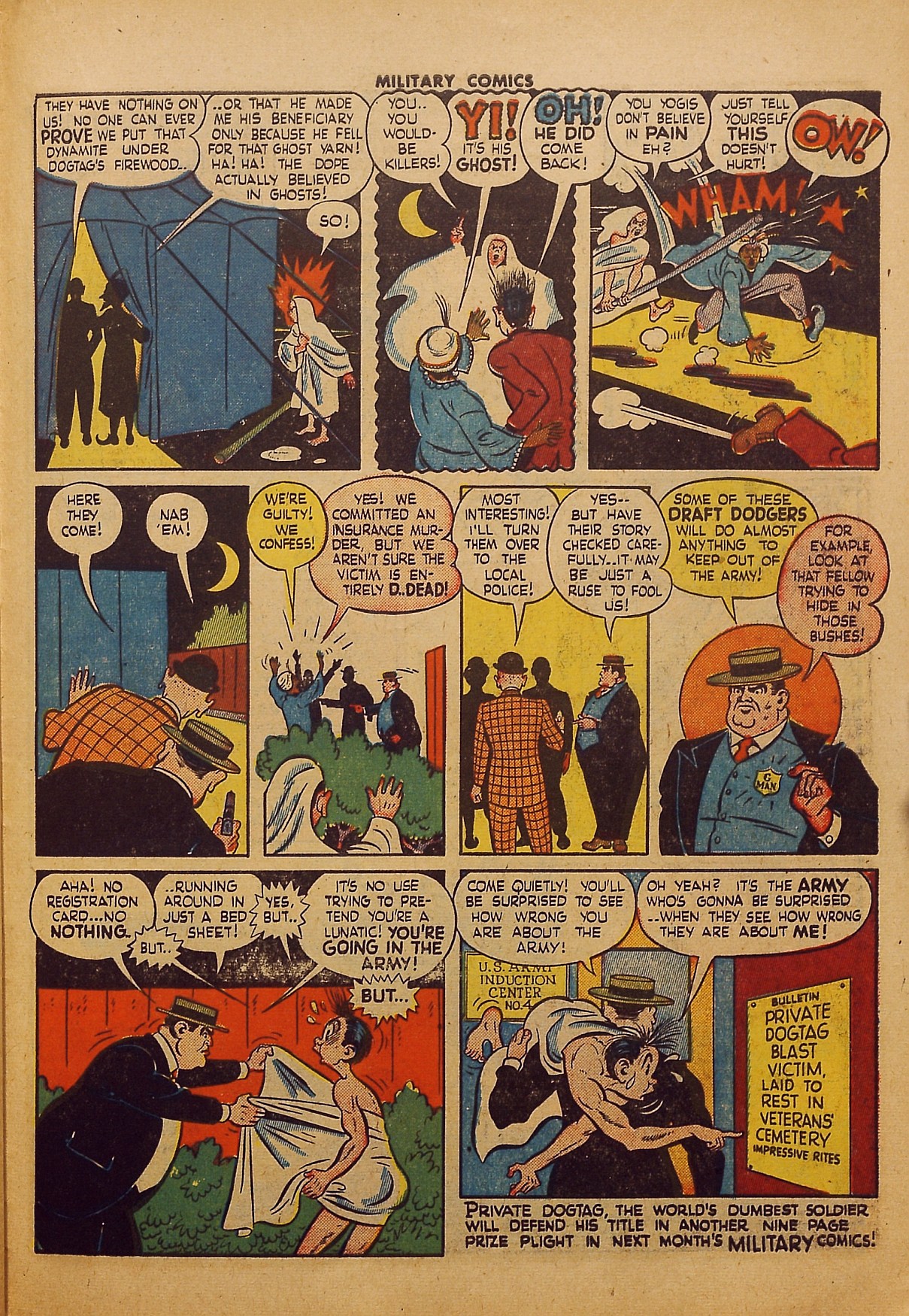Read online Military Comics comic -  Issue #24 - 39
