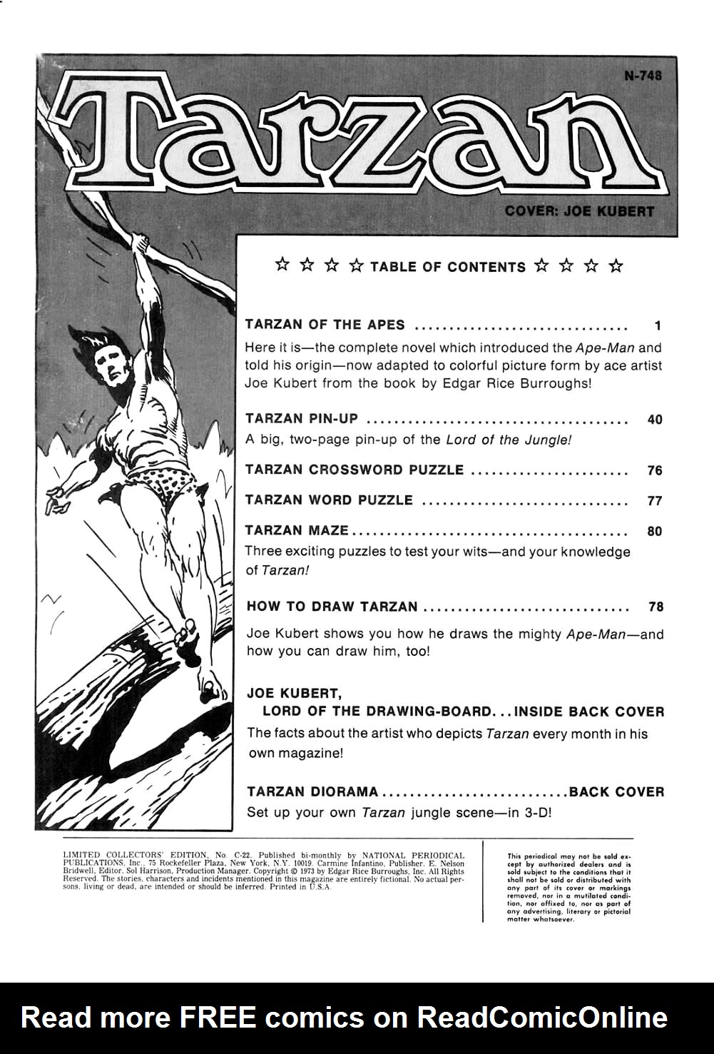 Read online Limited Collectors' Edition comic -  Issue #22 - 2